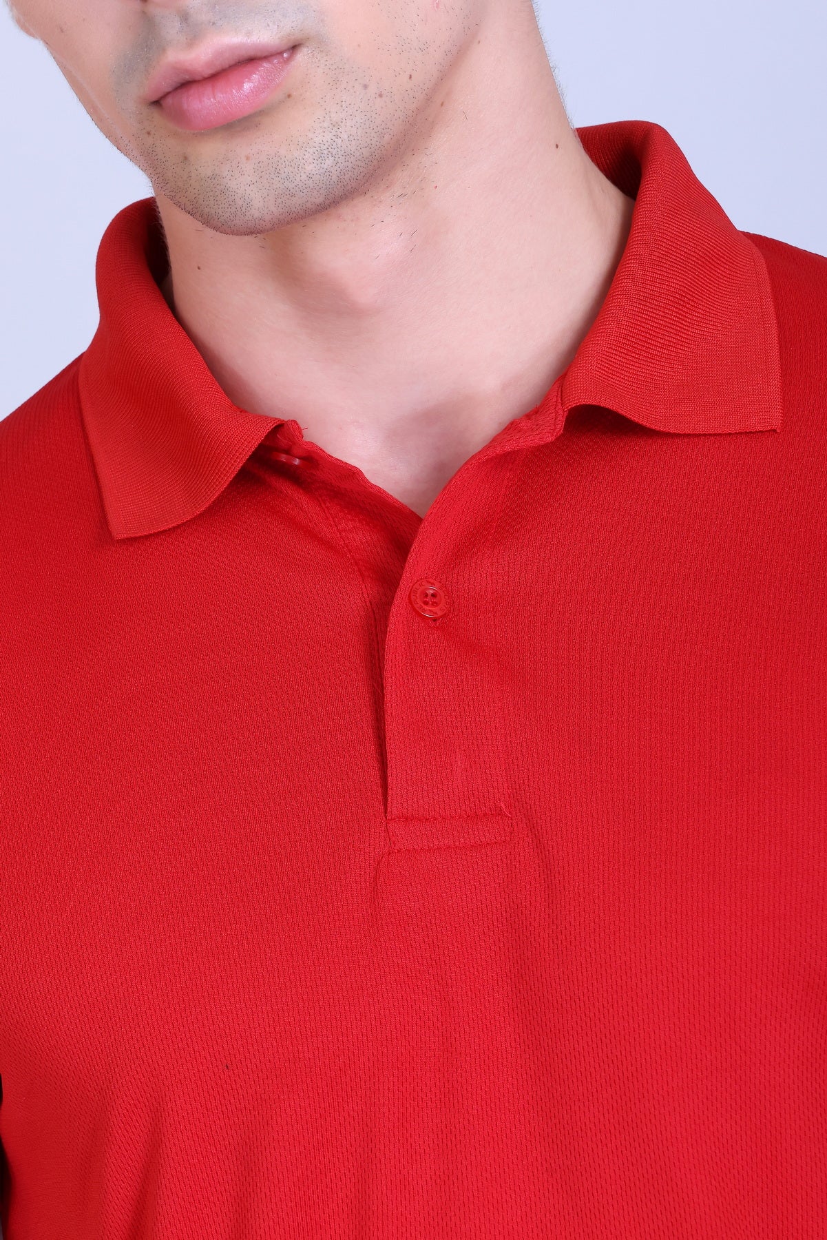 Sports Republic Acti-Play Dryfit Polo T-Shirt in Red - 3