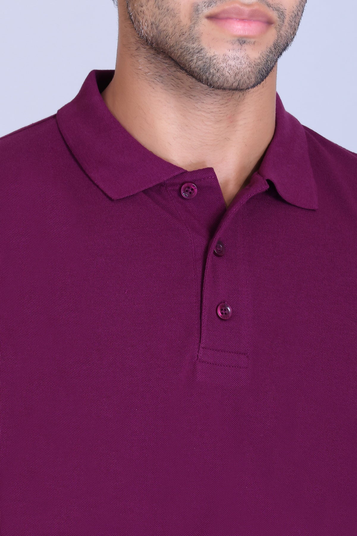 PIKMEE Fastees Polo T-Shirt in Majenta - image 4