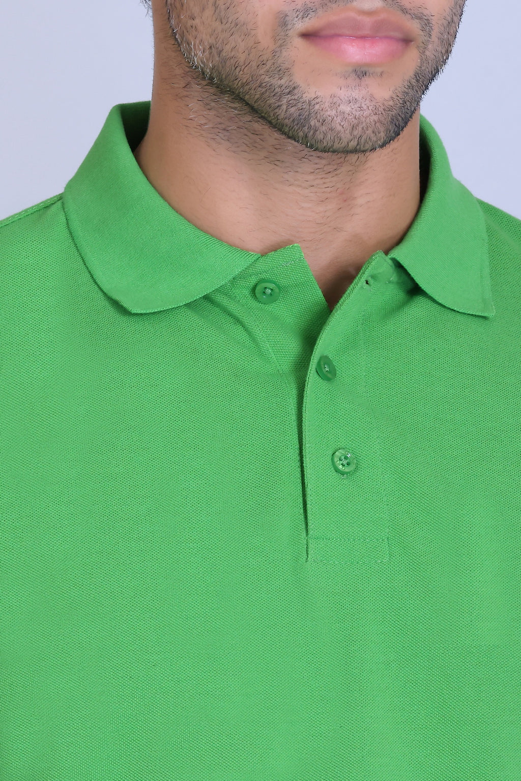 PIKMEE Fastees Polo T-Shirt in Paroot Green - image 4