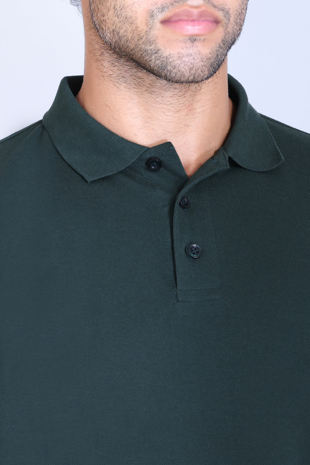 PIKMEE Fastees Polo T-Shirt in Bottel Green - image 4
