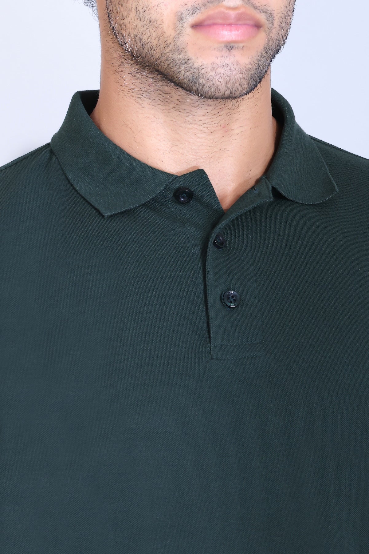 PIKMEE Fastees Polo T-Shirt in Bottel Green - image 4