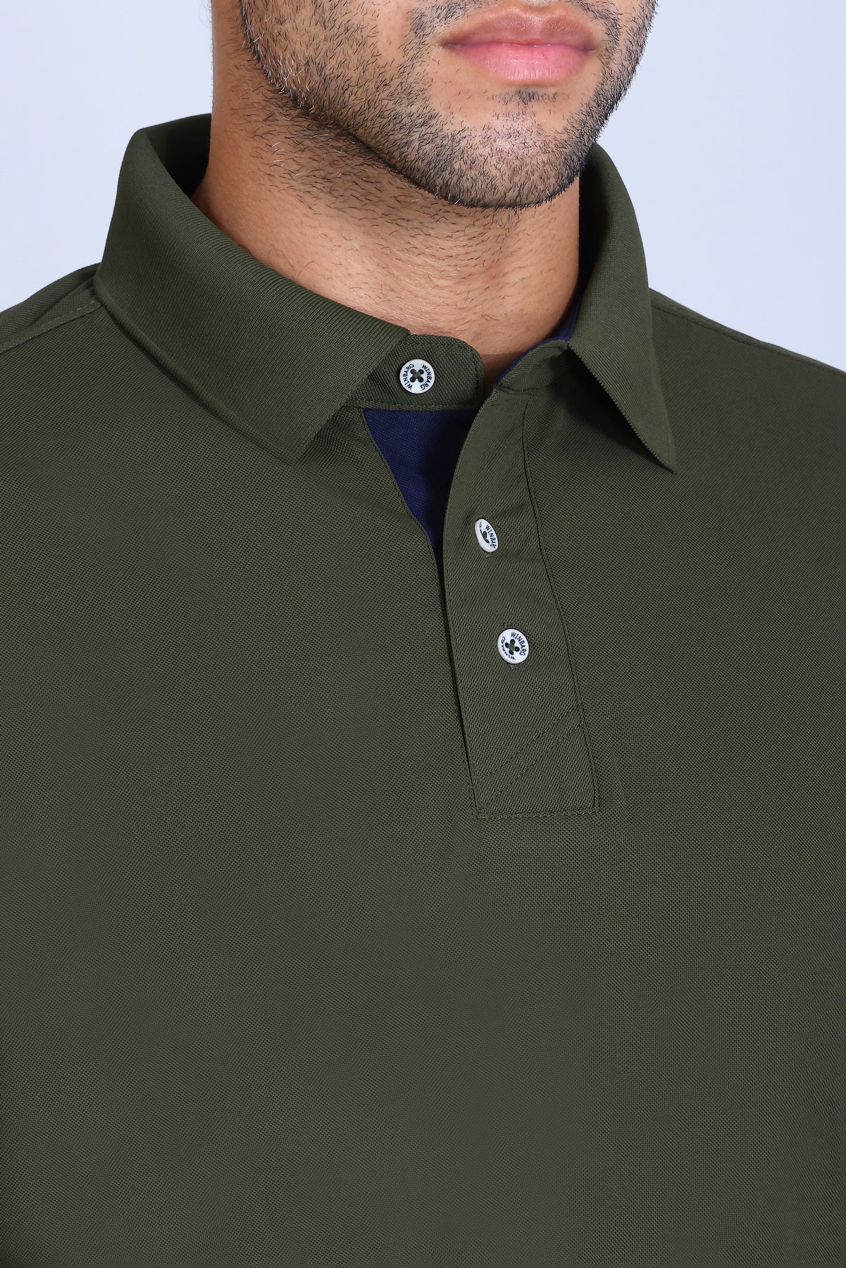 WINBARG Spanish Polo T-Shirt in Olive - image 4