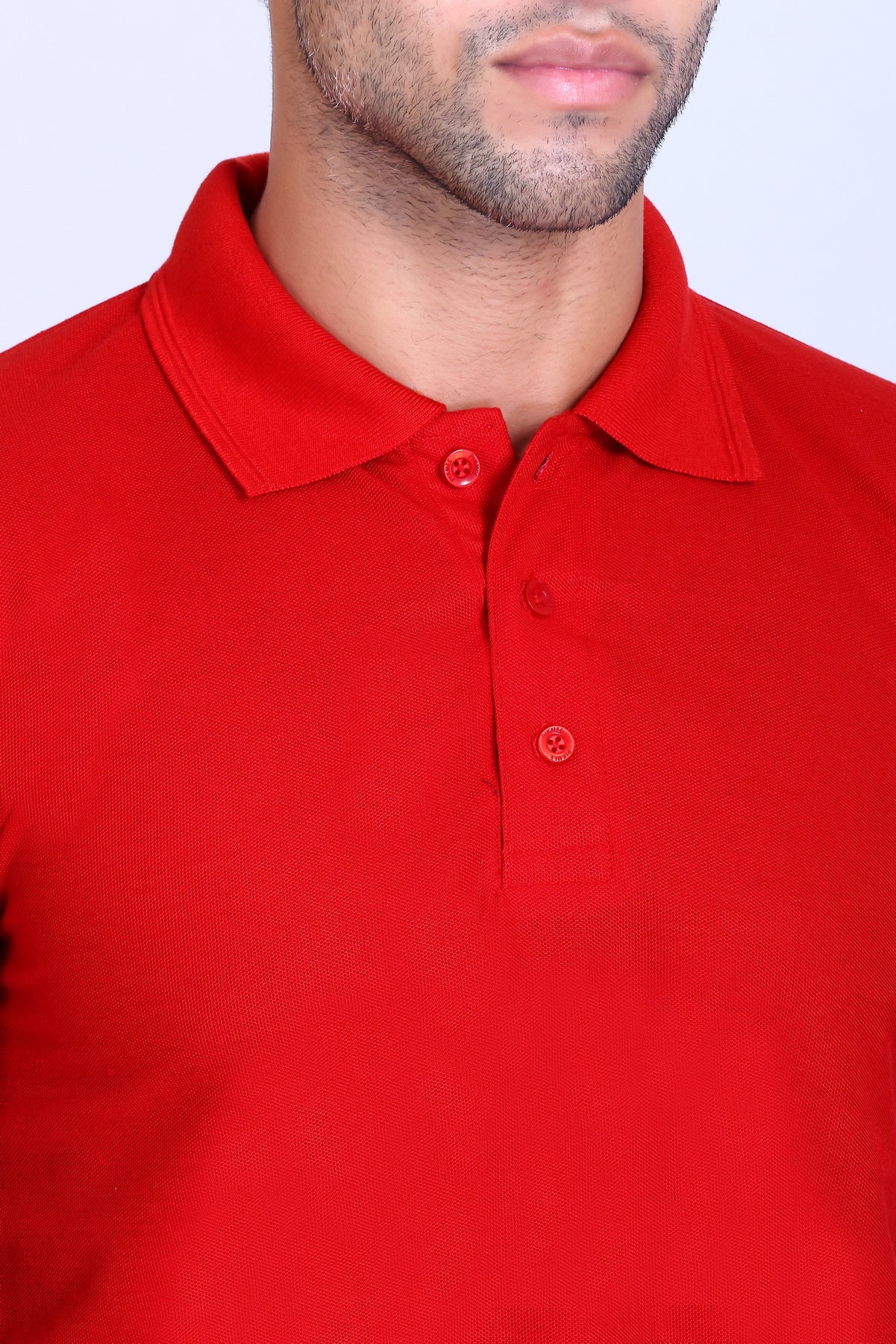 PIKMEE Promo-Tees Polo T-Shirt in Red - image 4