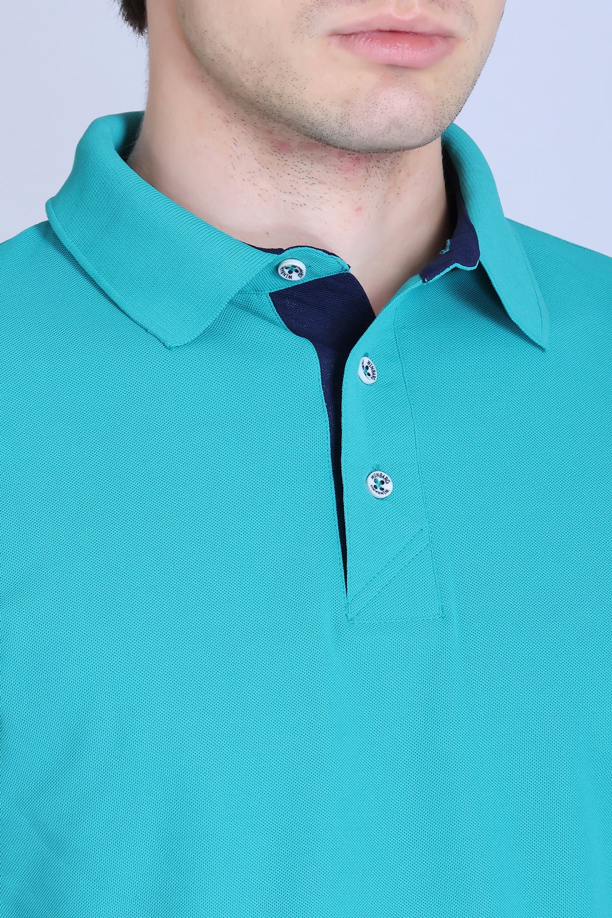 WINBARG Spanish Polo T-Shirt in Siemens Green - image 4