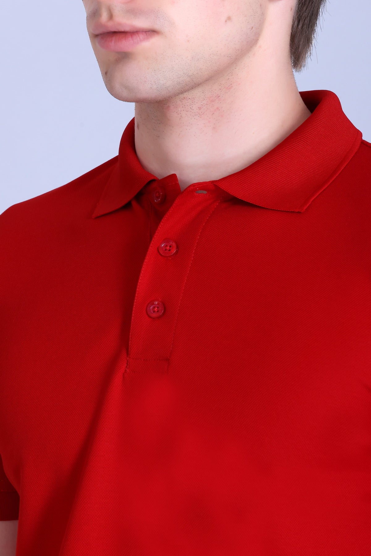 PIKMEE Titlis Polo T-Shirt in Red - image 4