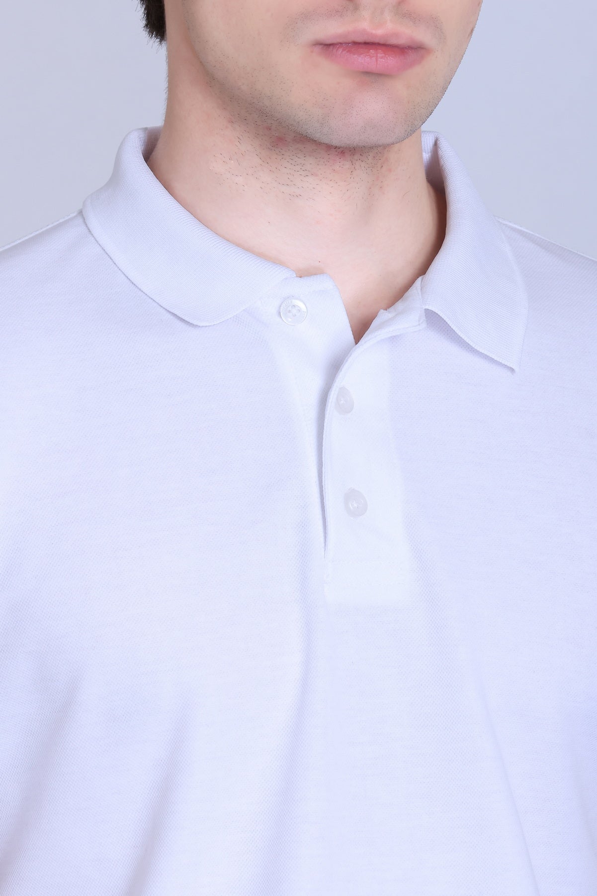PIKMEE Titlis Polo T-Shirt in White - image 4
