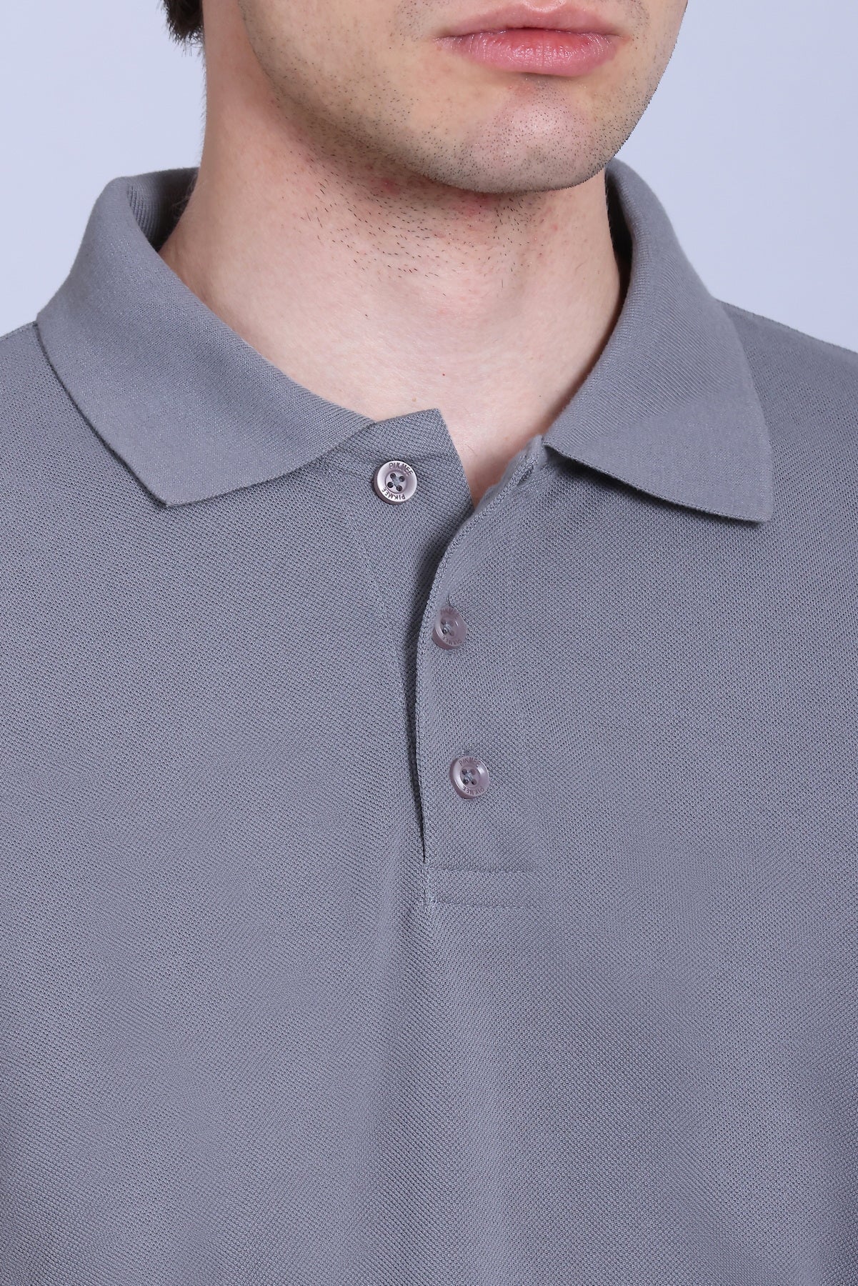 PIKMEE Quota Polo T-Shirt in Grey - image 4