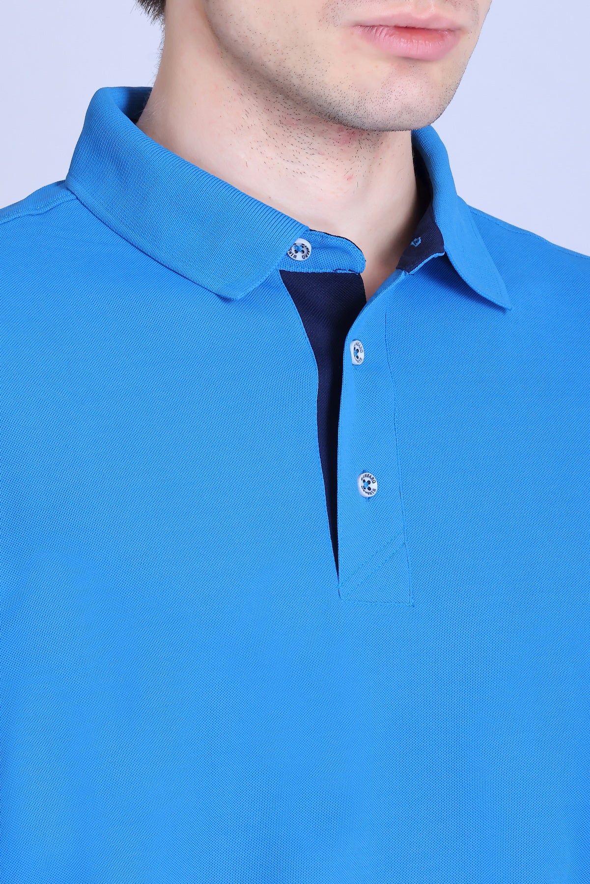WINBARG Spanish Polo T-Shirt in Dell Blue - image 4