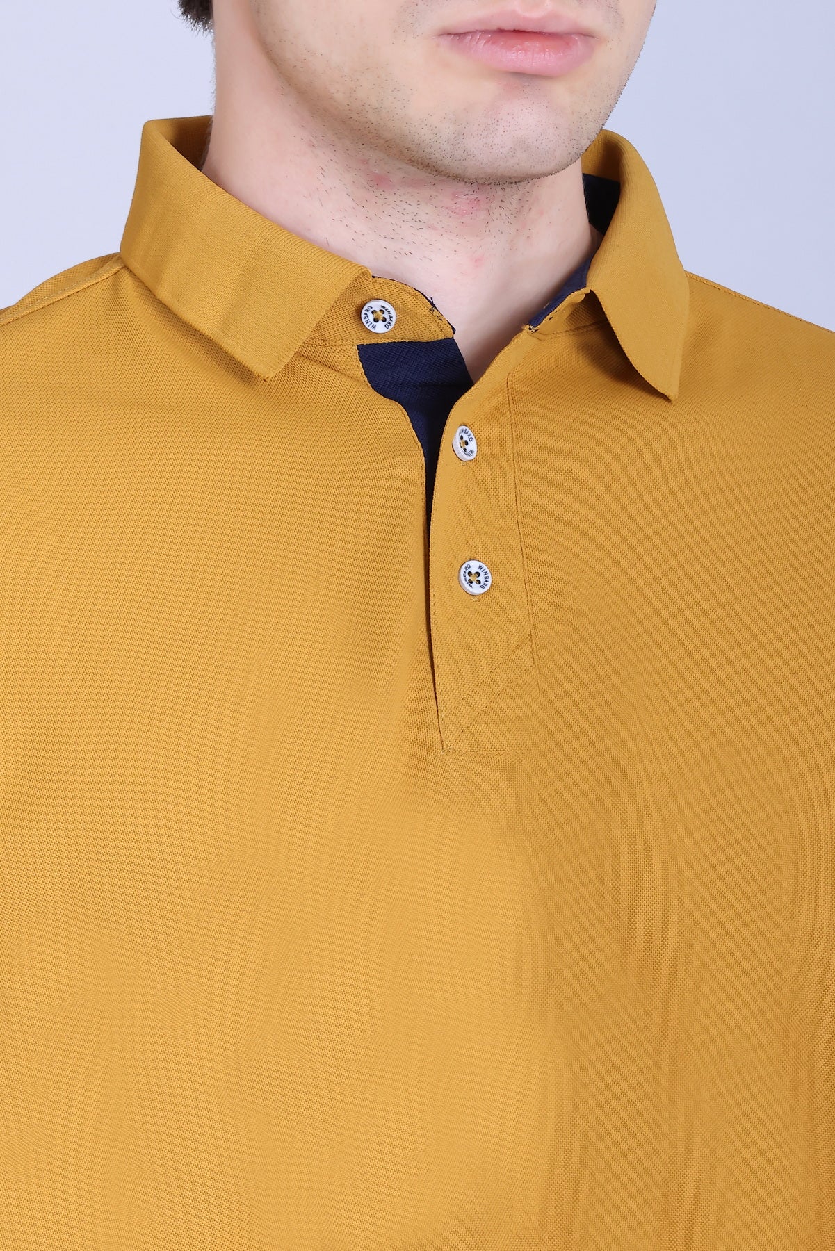 WINBARG Spanish Polo T-Shirt in Mustard - image 4