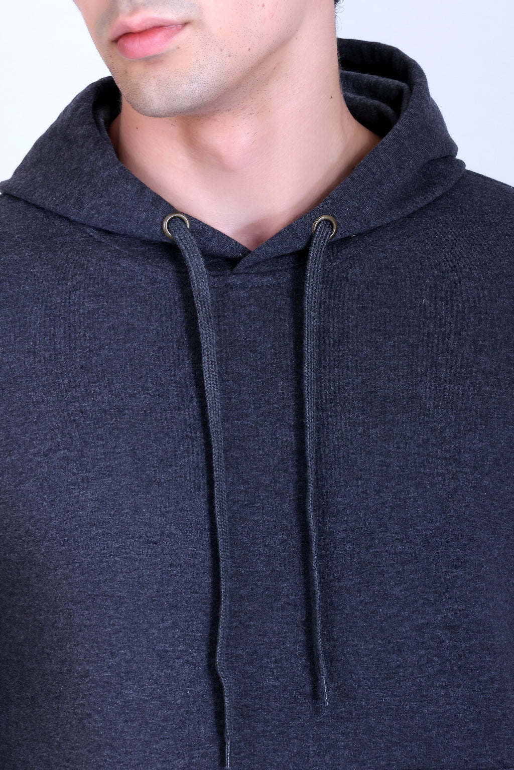 Pikmee Zero Degree Men's Pullover Hooded Sweatshirt - Charcoal