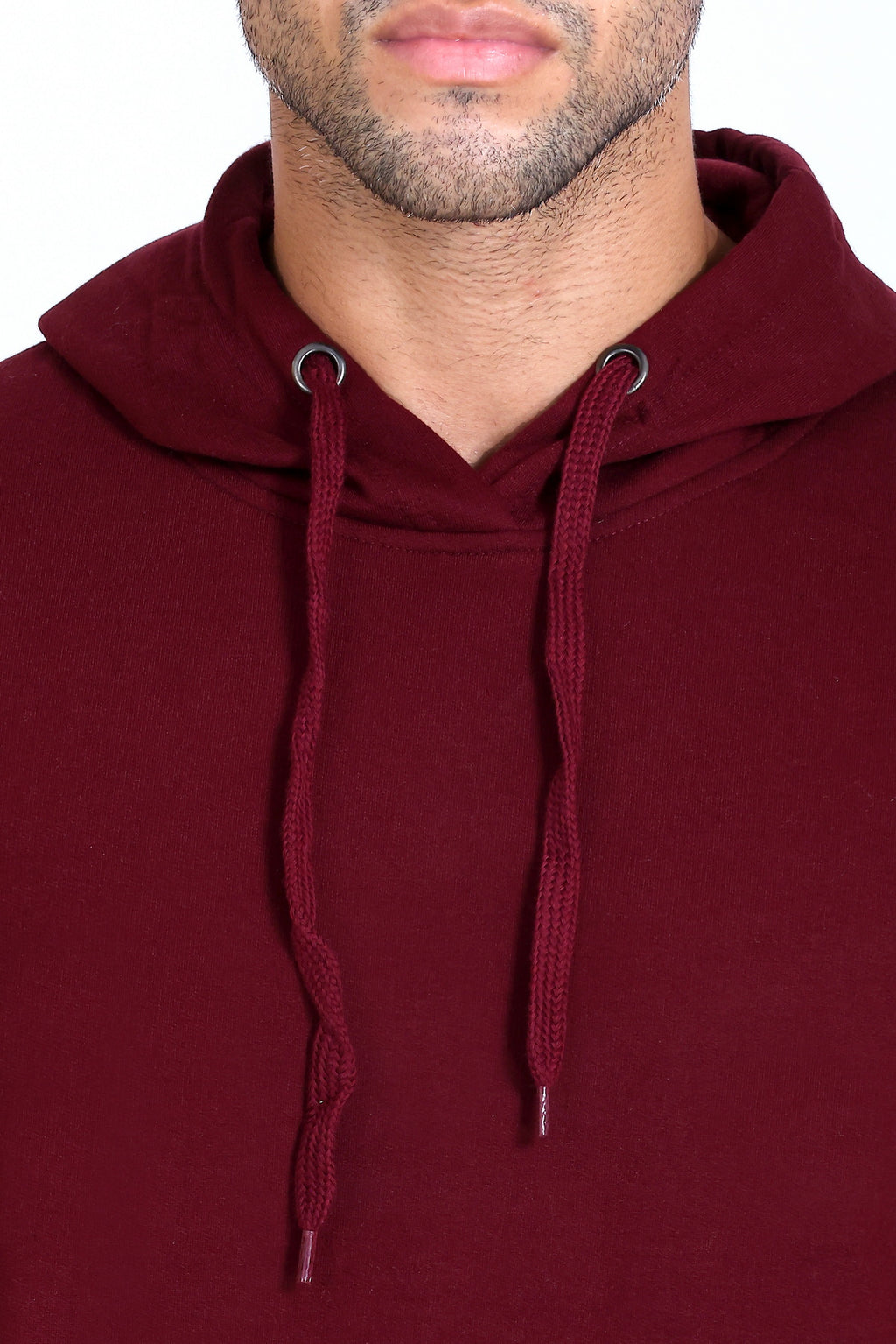 Pikmee Zero Degree Men's Pullover Hooded Sweatshirt - Maroon