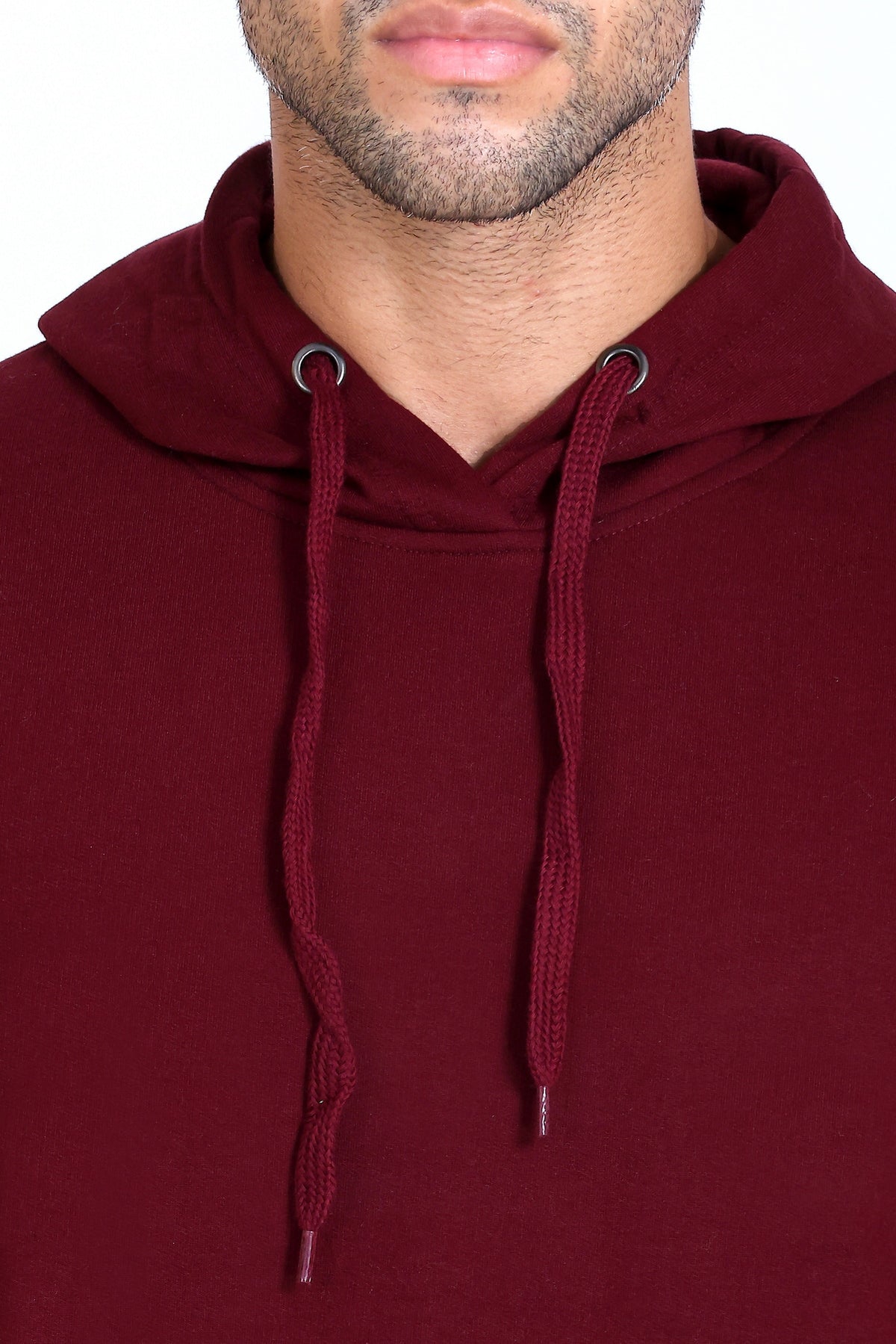 Pikmee Zero Degree Men's Pullover Hooded Sweatshirt - Maroon