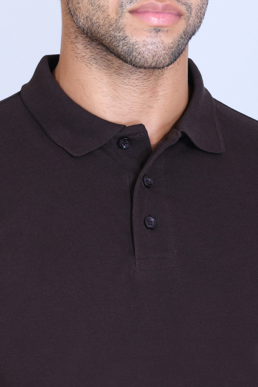 PIKMEE Fastees Polo T-Shirt in Chocolate Brown - image 4