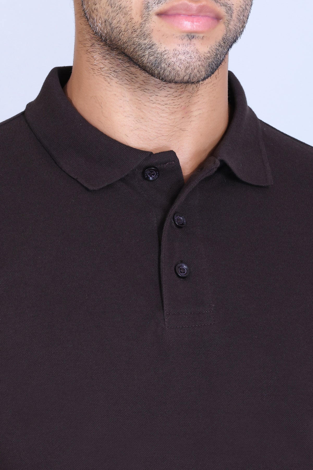 PIKMEE Fastees Polo T-Shirt in Chocolate Brown - image 4