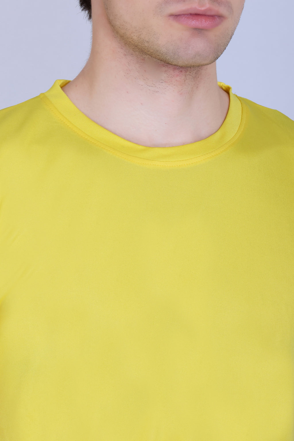 Sports Republic Acti-Runn Dryfit Crew Neck T-Shirt in Golden Yellow - 3