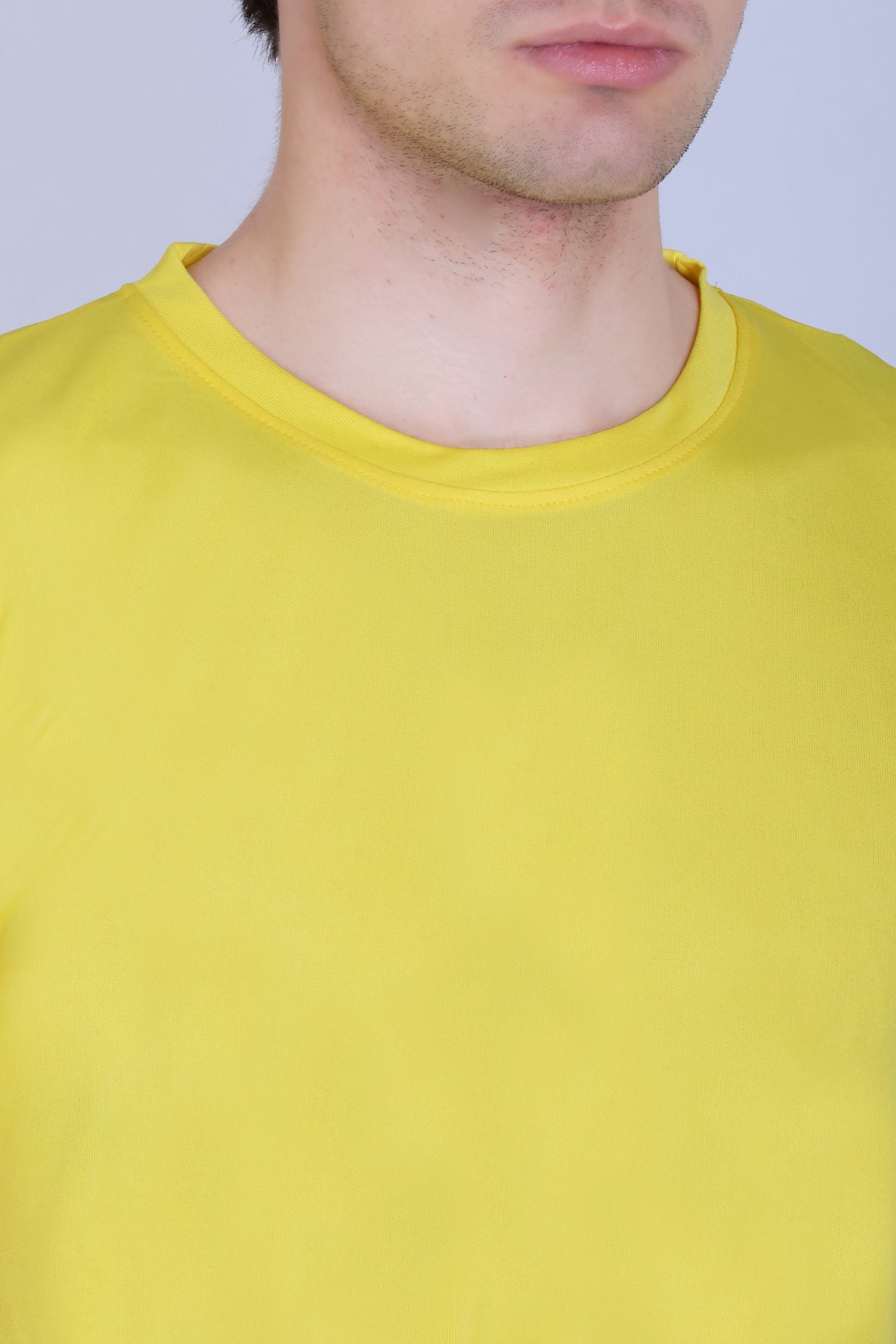 Sports Republic Acti-Runn Dryfit Crew Neck T-Shirt in Golden Yellow - 3