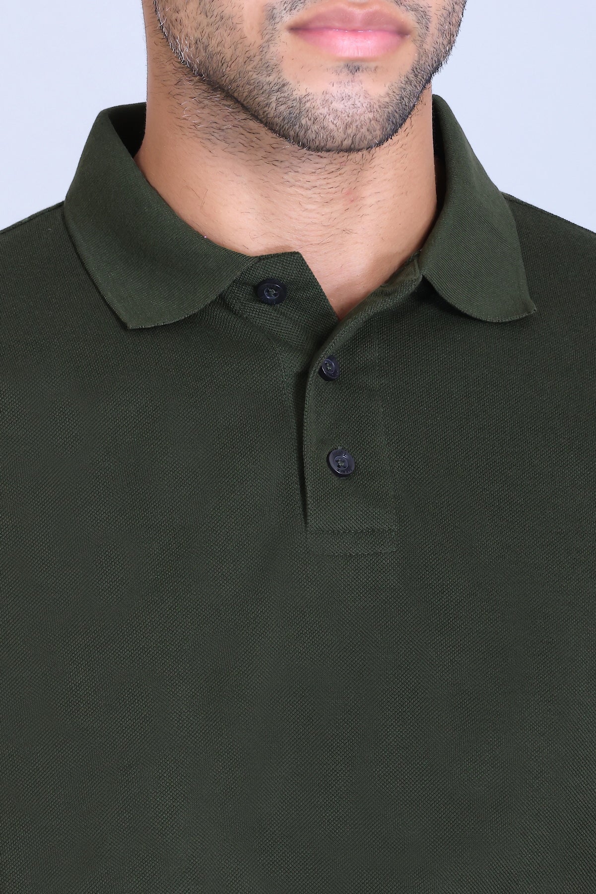 PIKMEE Quota Polo T-Shirt in Olive - image 4