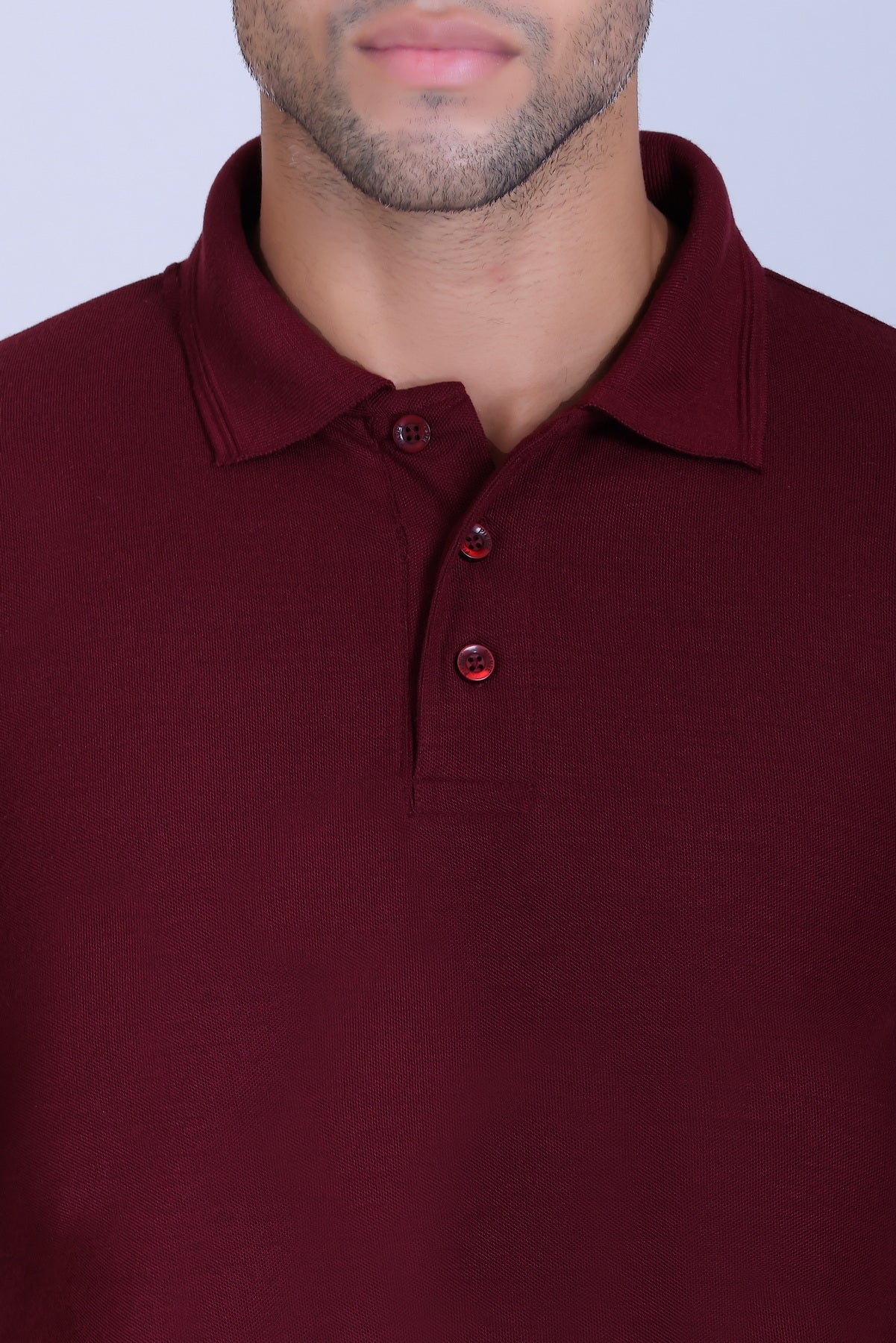 PIKMEE Promo-Tees Polo T-Shirt in Maroon - image 4