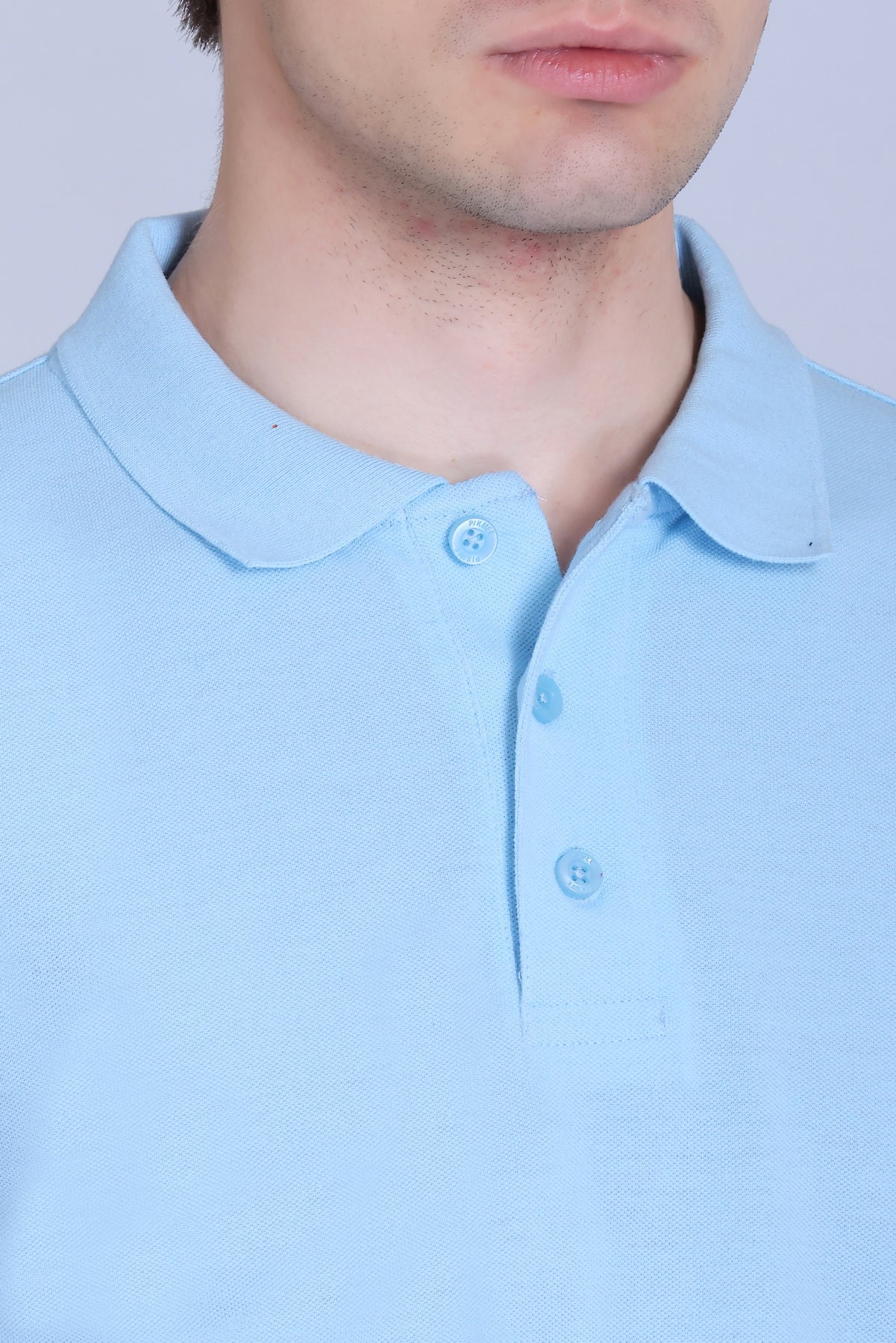 PIKMEE Fastees Polo T-Shirt in Ice Blue - image 4