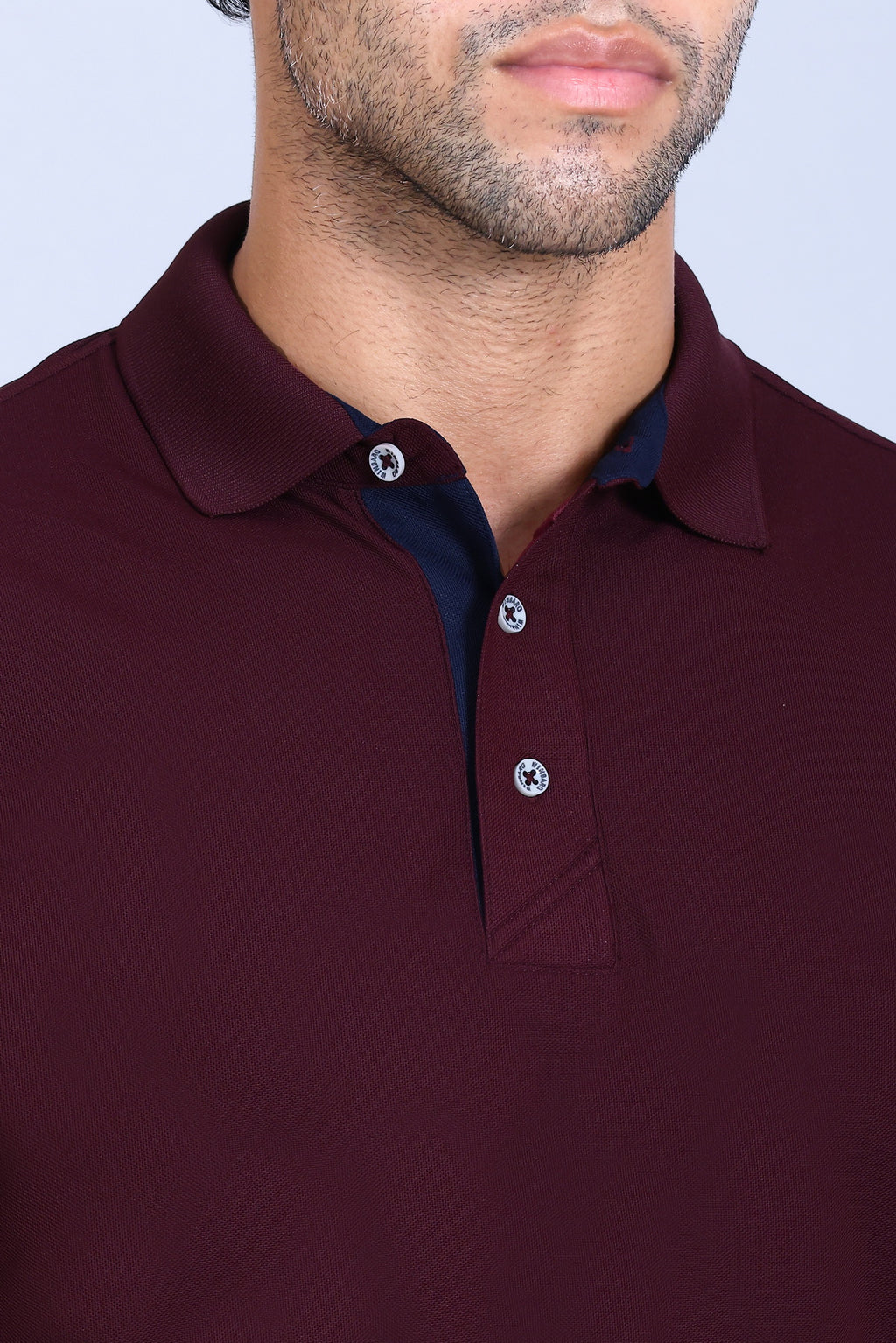 WINBARG Spanish Polo T-Shirt in Wine - image 4