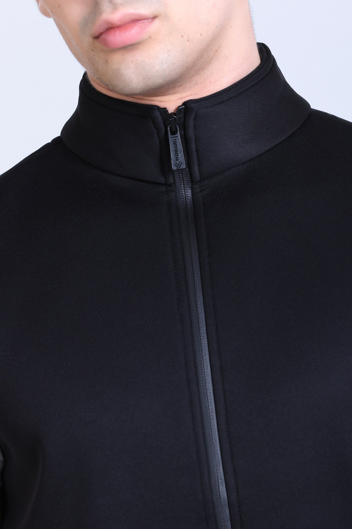 Winbarg Sleeveless Bonded Fleece Men's Jacket - Black
