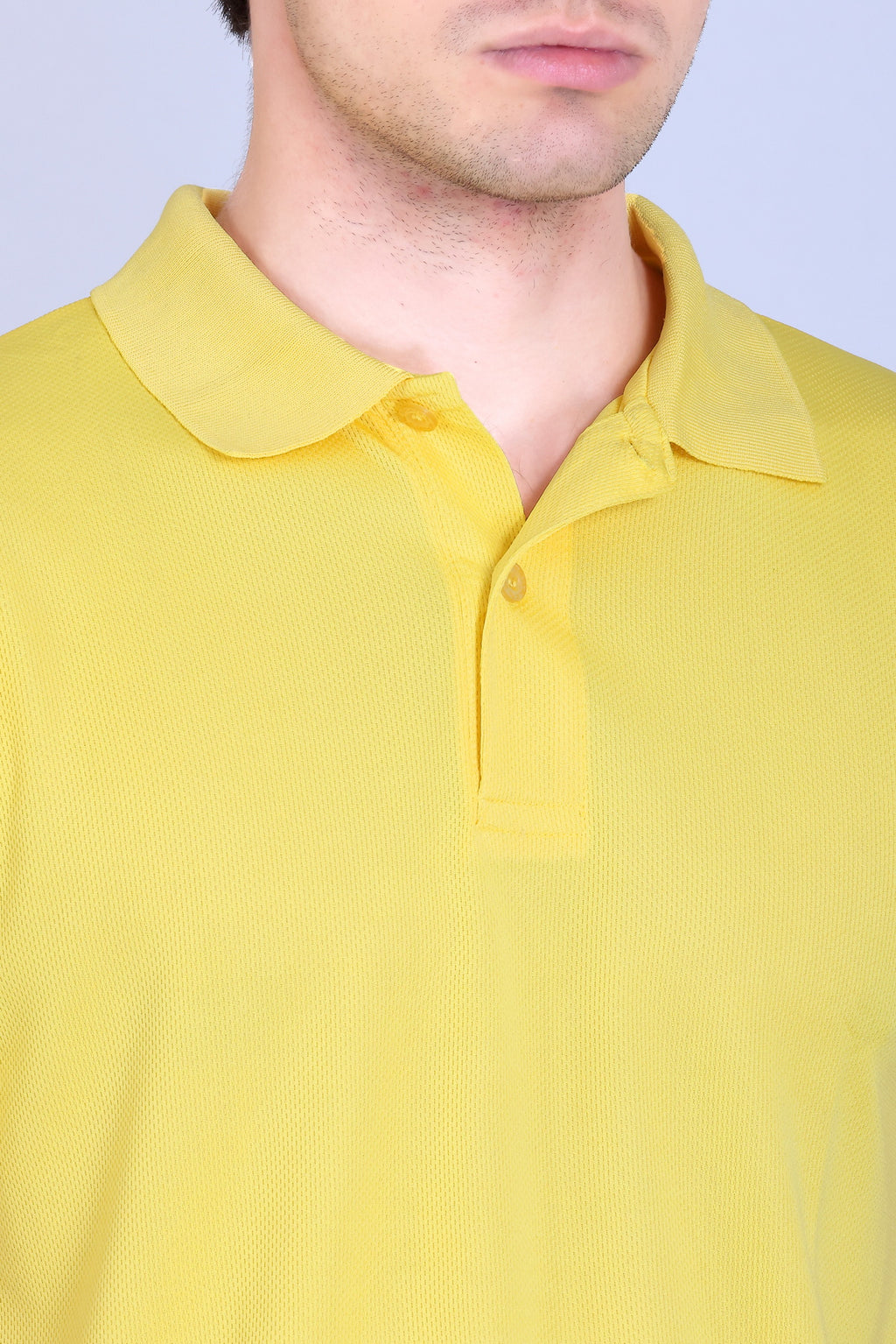 Sports Republic Acti-Play Dryfit Polo T-Shirt in Golden Yellow - 3
