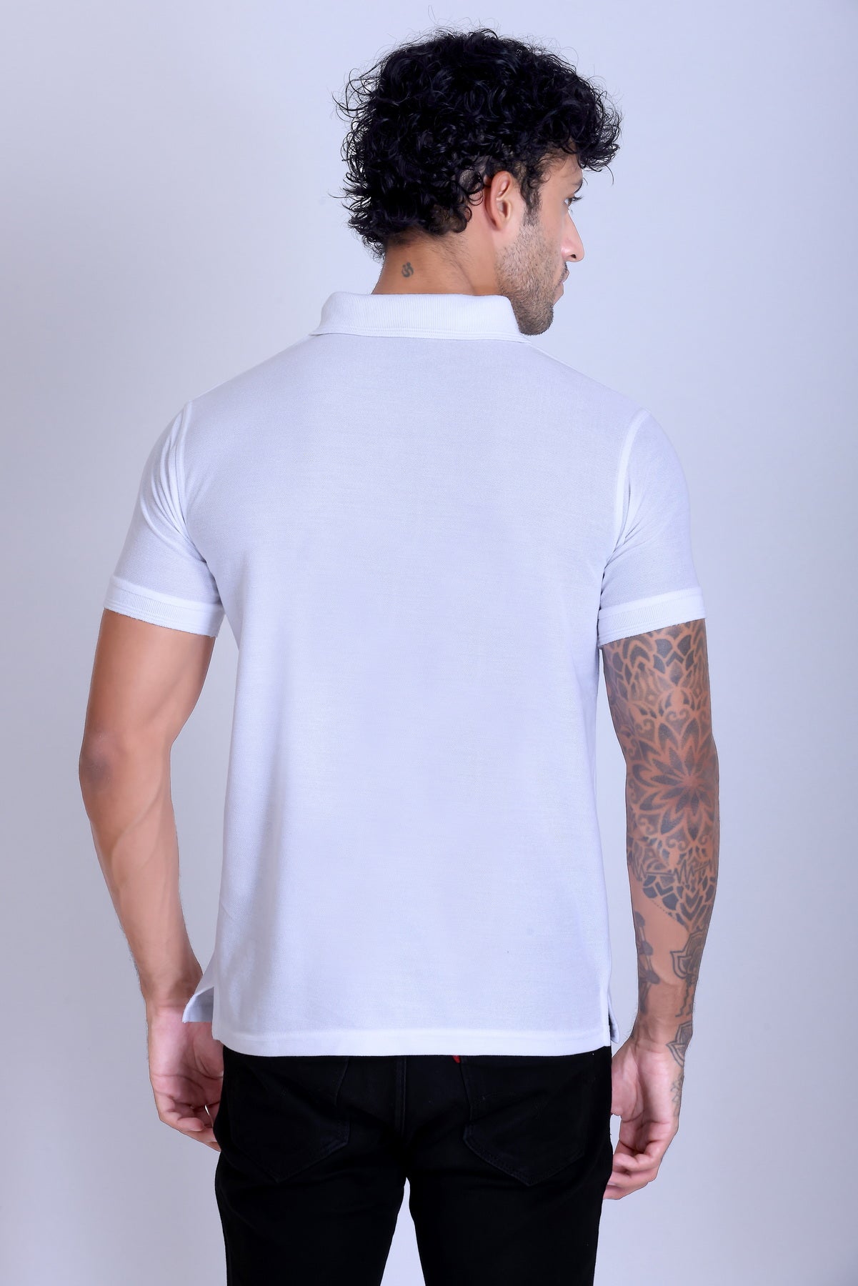 PIKMEE Promo-Tees Polo T-Shirt in White - image 5