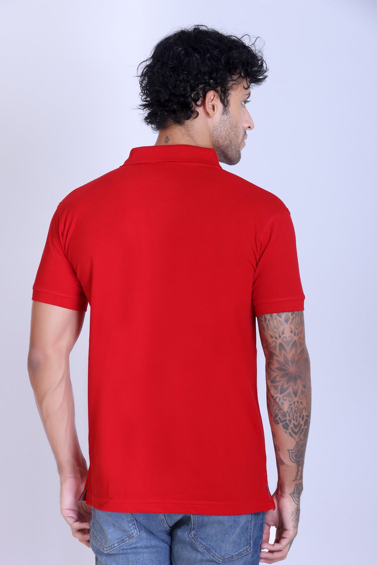 PIKMEE Fastees Polo T-Shirt in Red - image 5