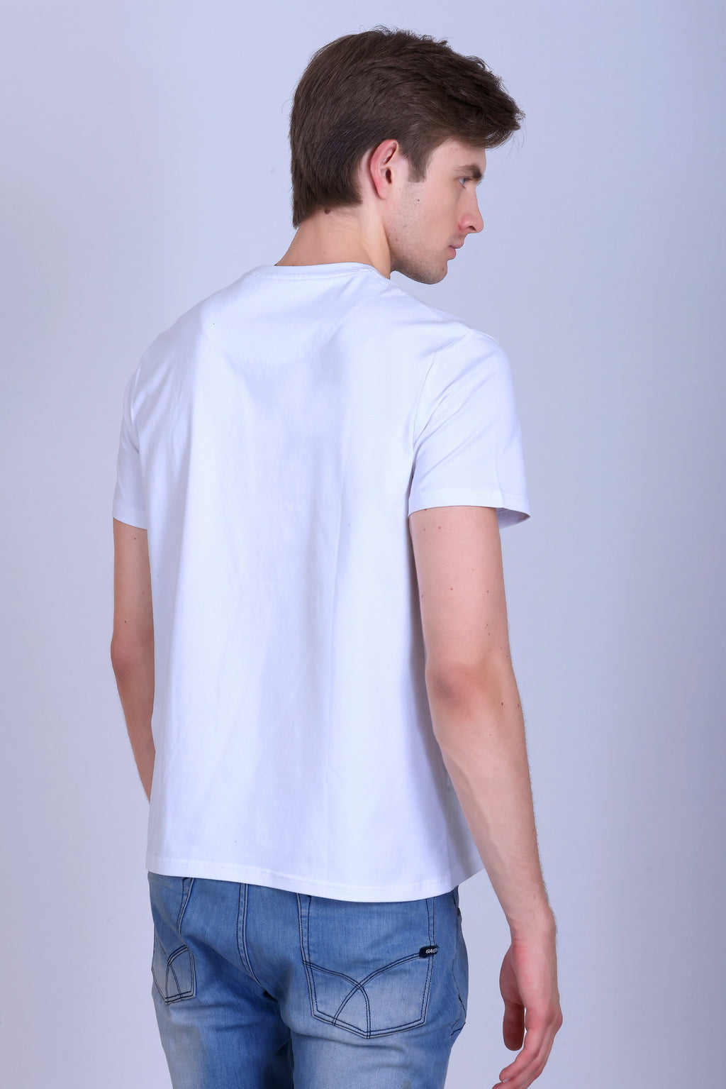 Cotton Stretch Crew Neck