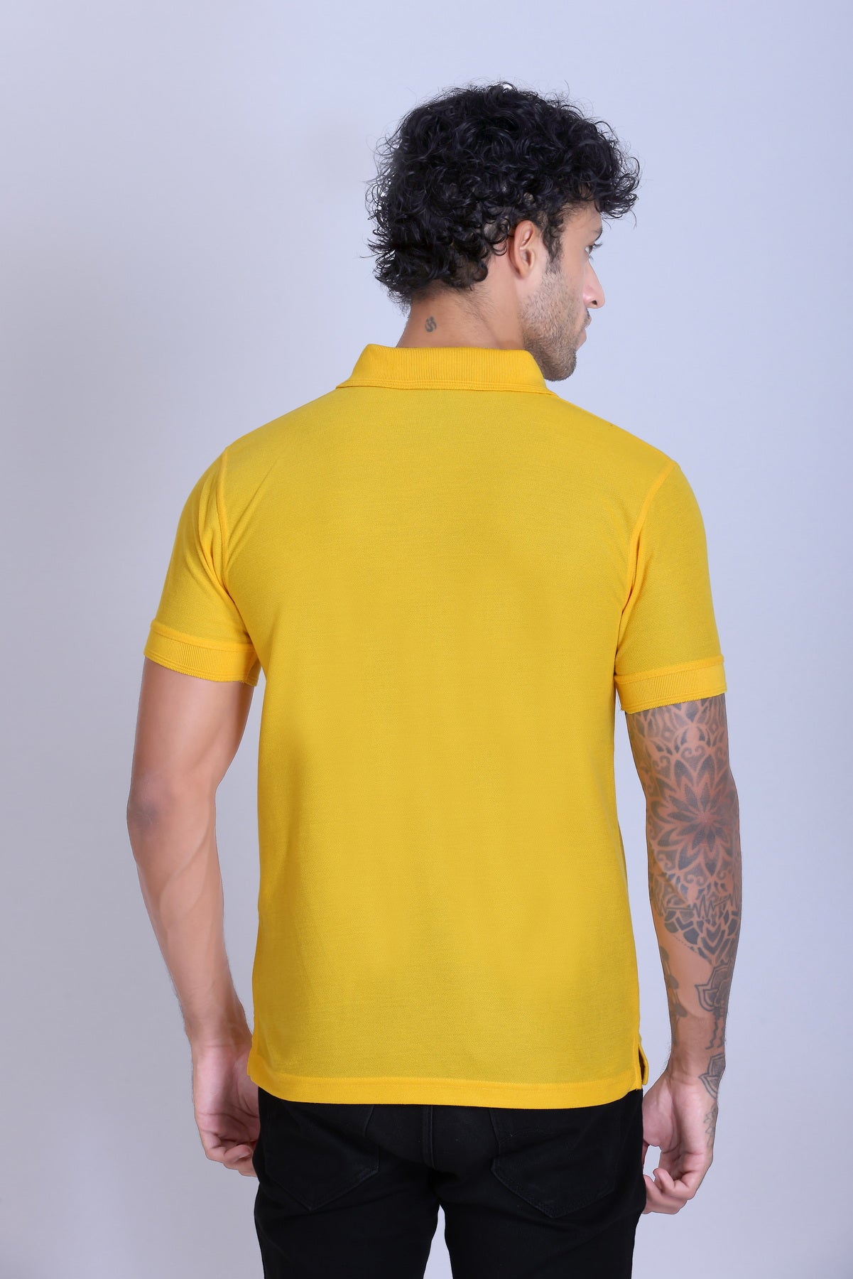 PIKMEE Promo-Tees Polo T-Shirt in Golden Yellow - image 5
