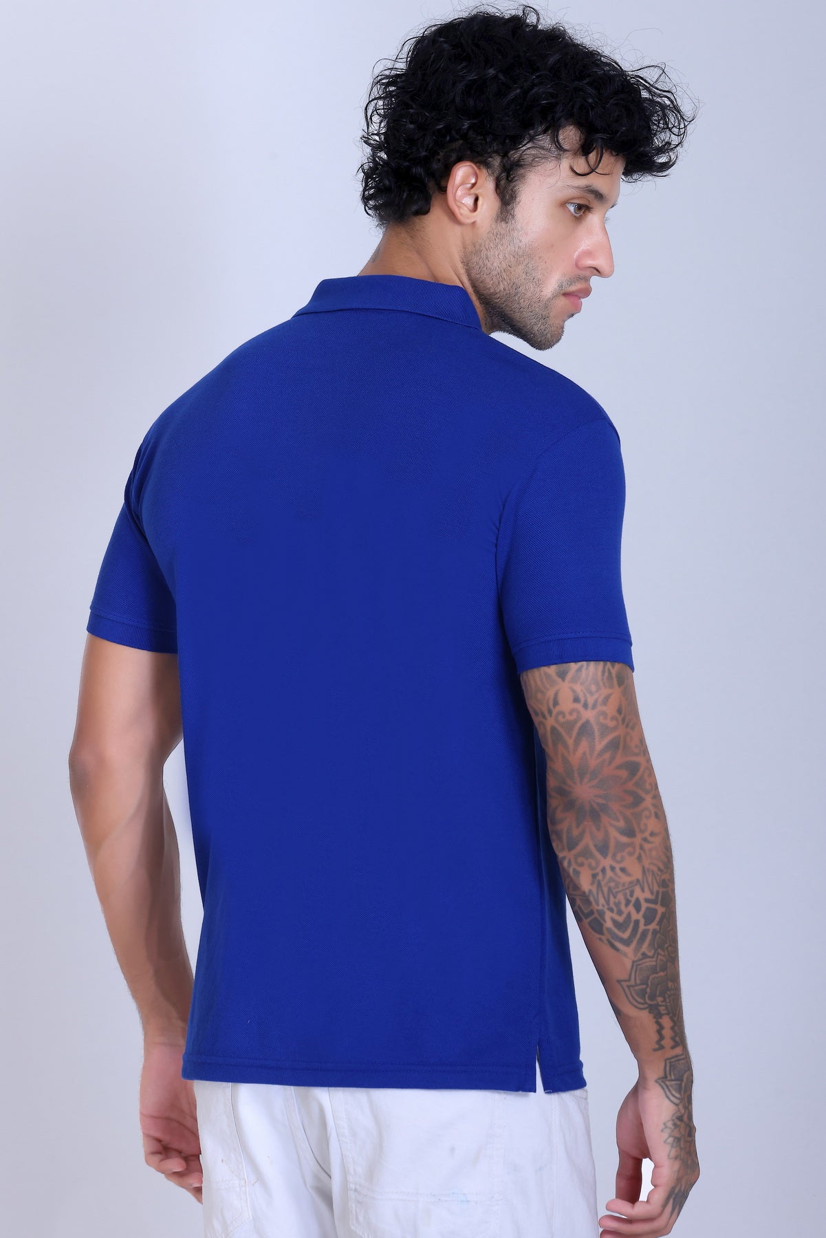 PIKMEE Quota Polo T-Shirt in Royal Blue - image 5