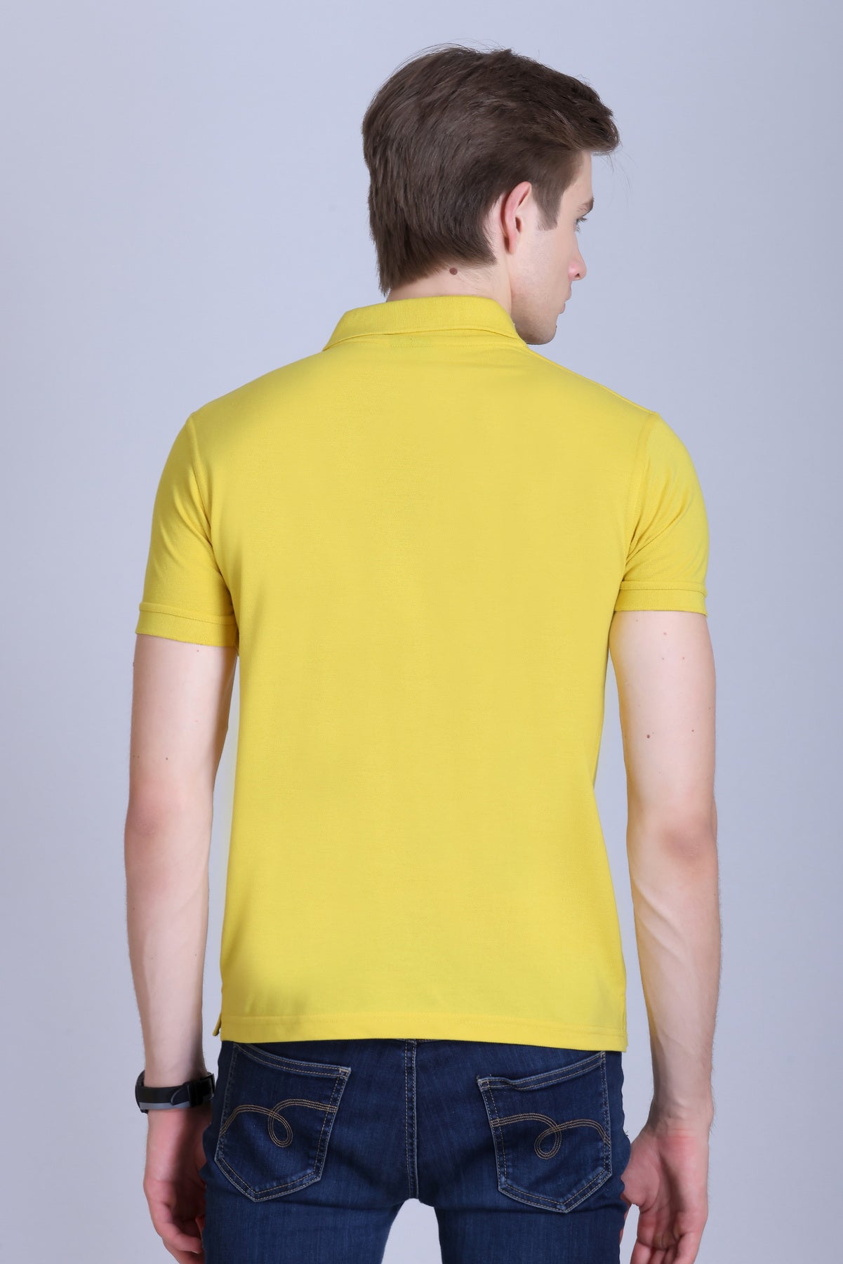 PIKMEE Fastees Polo T-Shirt in Golden Yellow - image 5