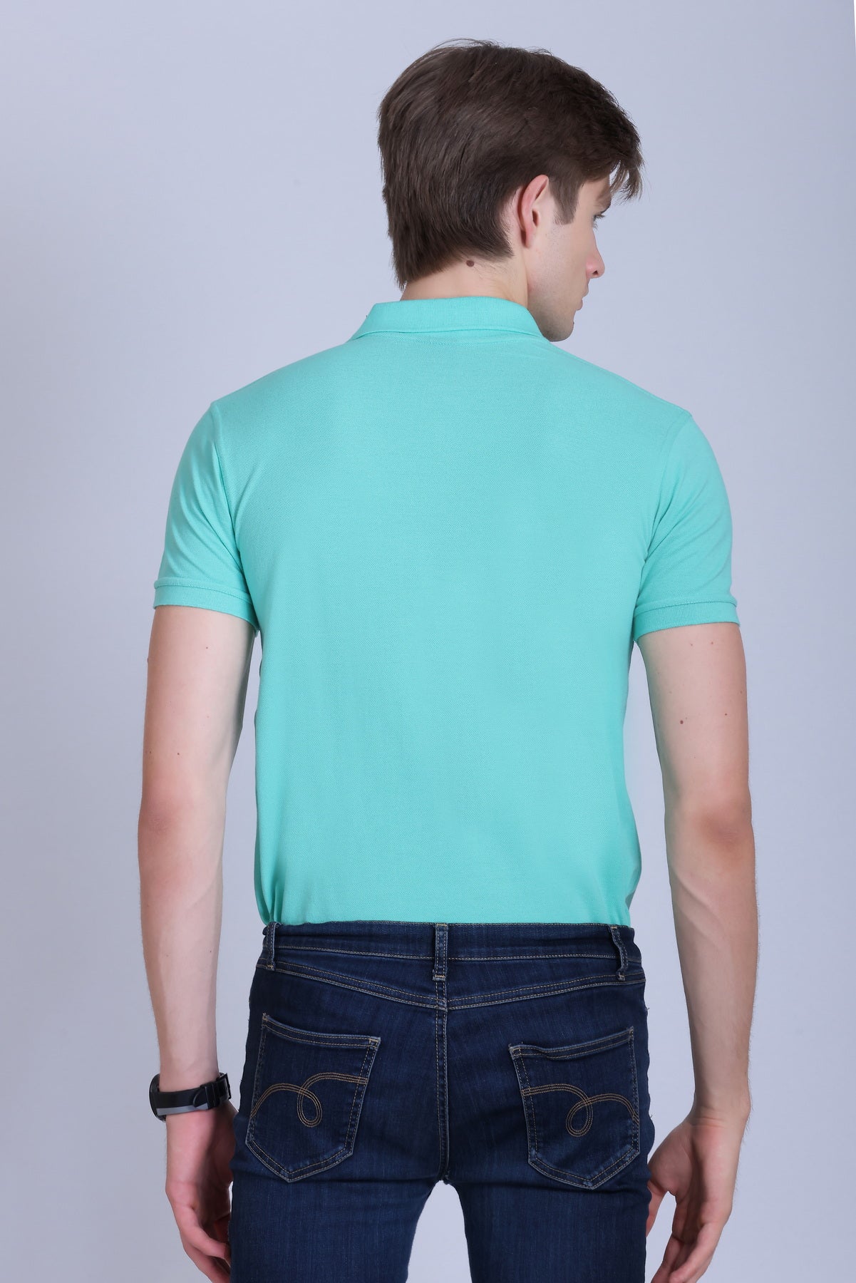 PIKMEE Fastees Polo T-Shirt in Coral Green - image 5