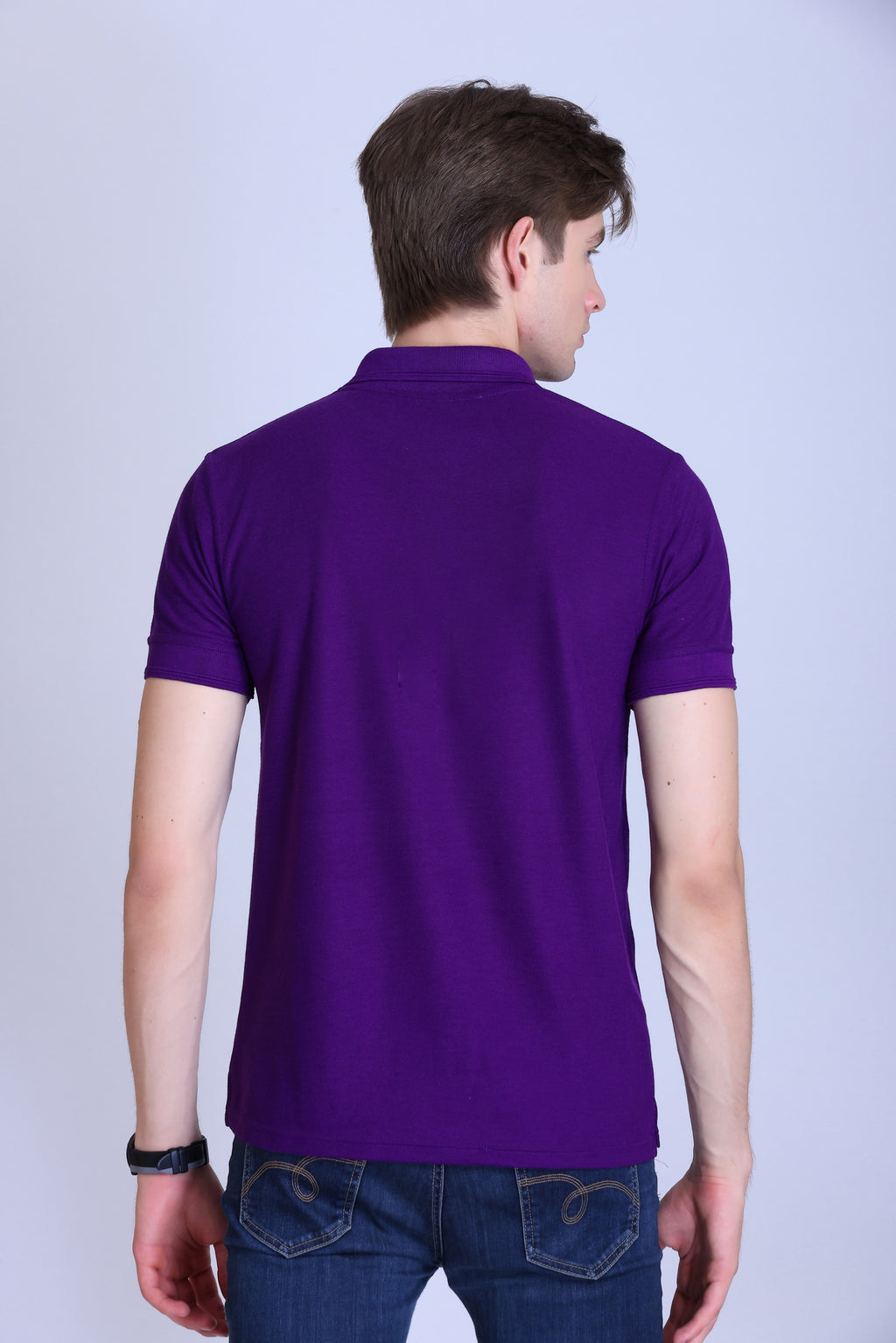 PIKMEE Promo-Tees Polo T-Shirt in Purple - image 5