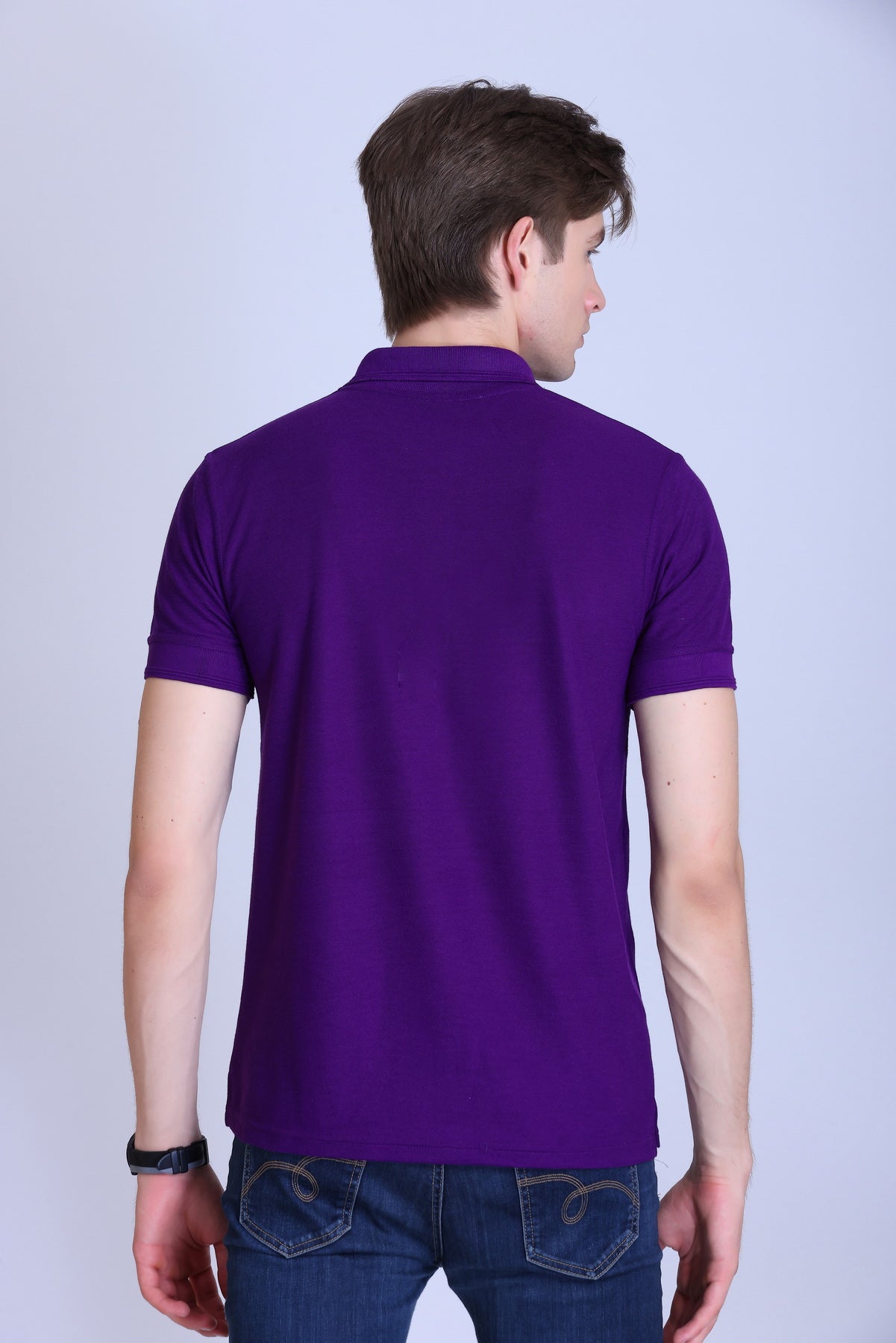 PIKMEE Promo-Tees Polo T-Shirt in Purple - image 5