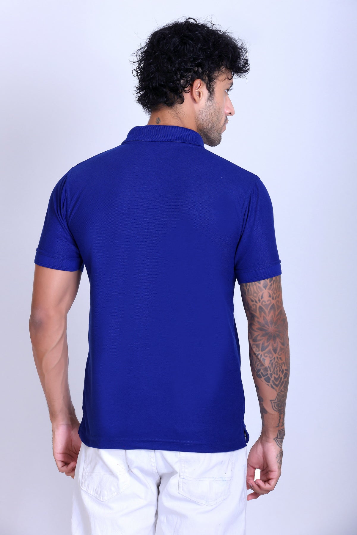 PIKMEE Promo-Tees Polo T-Shirt in Royal Blue - image 5