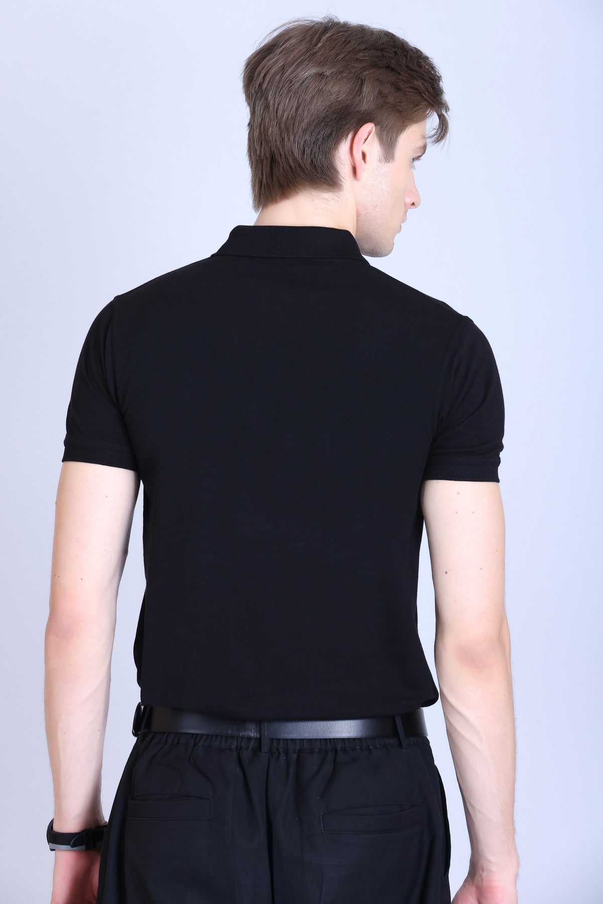 PIKMEE Quota Polo T-Shirt in Black - image 5