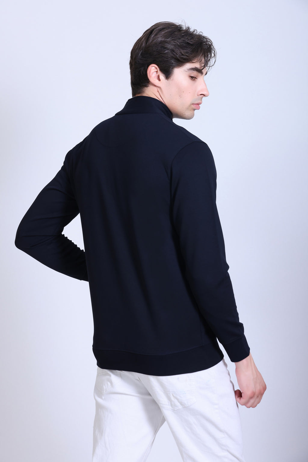 Winbarg Stretch Men's Casual Jacket - Navy Blue