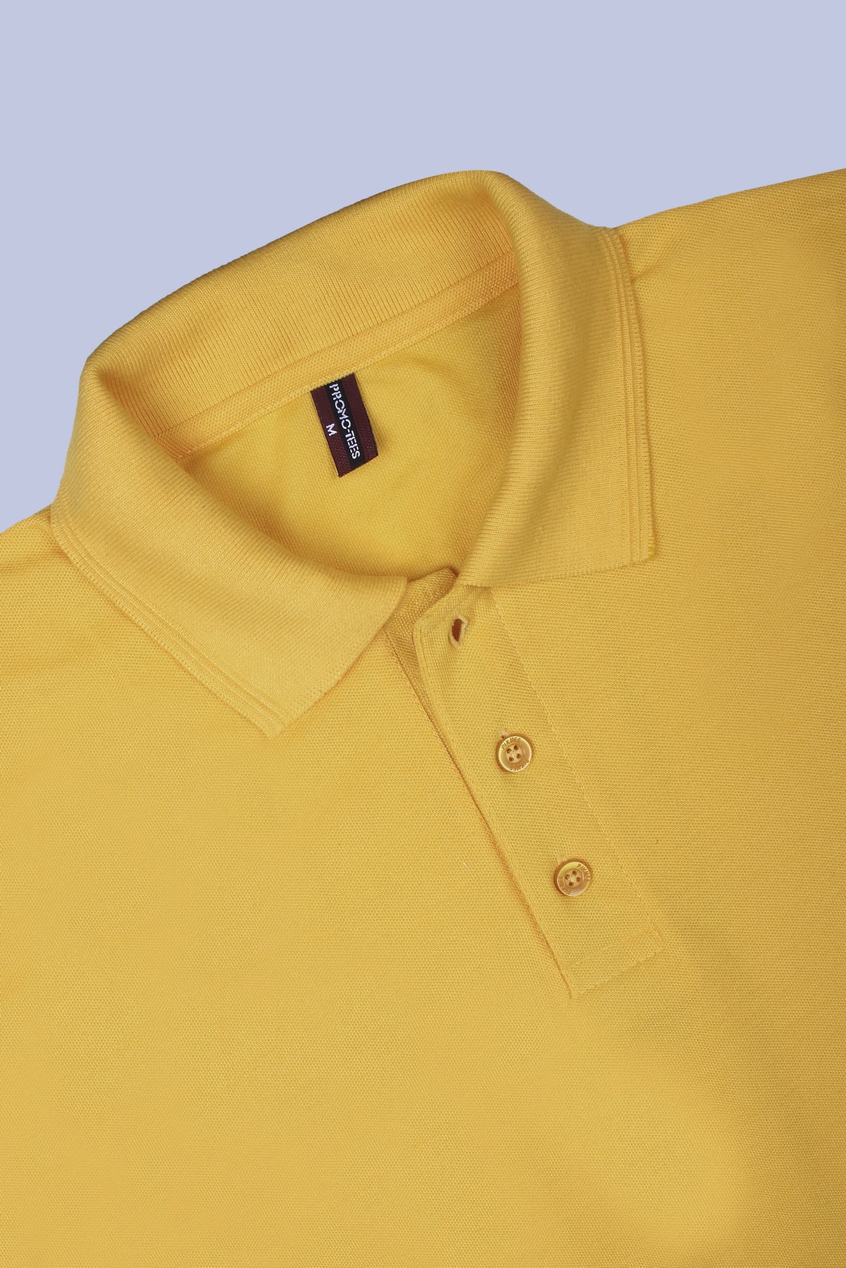 PIKMEE Promo-Tees Polo T-Shirt in Golden Yellow - image 6