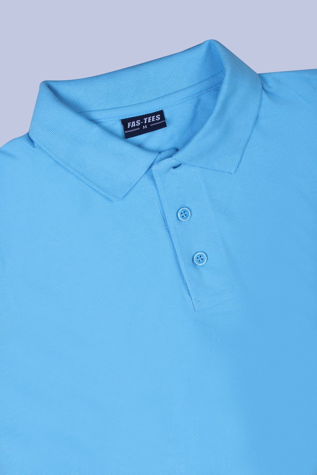 PIKMEE Fastees Polo T-Shirt in Sky Blue - image 6