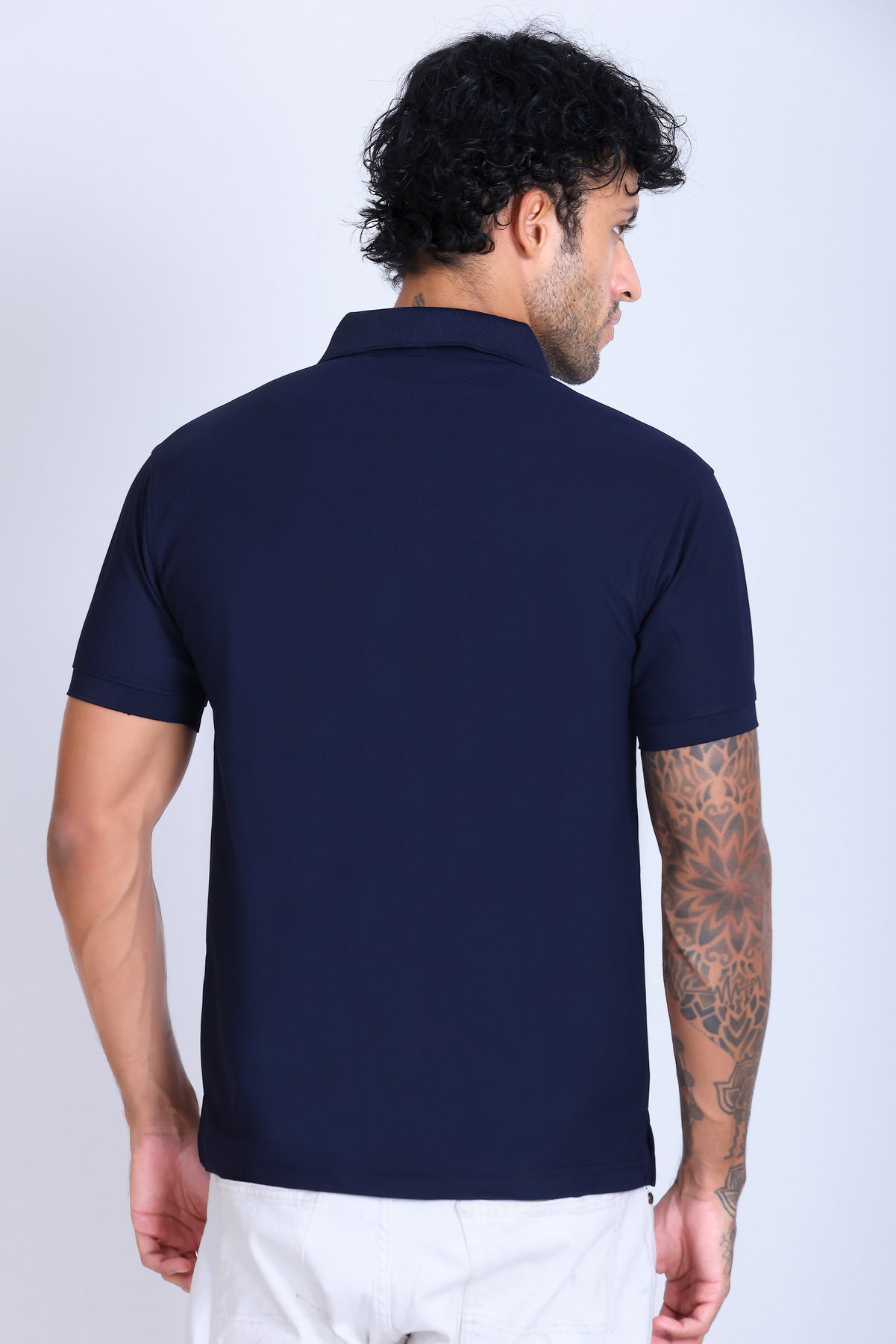 WINBARG Spanish Polo T-Shirt in Mountain Blue - image 5