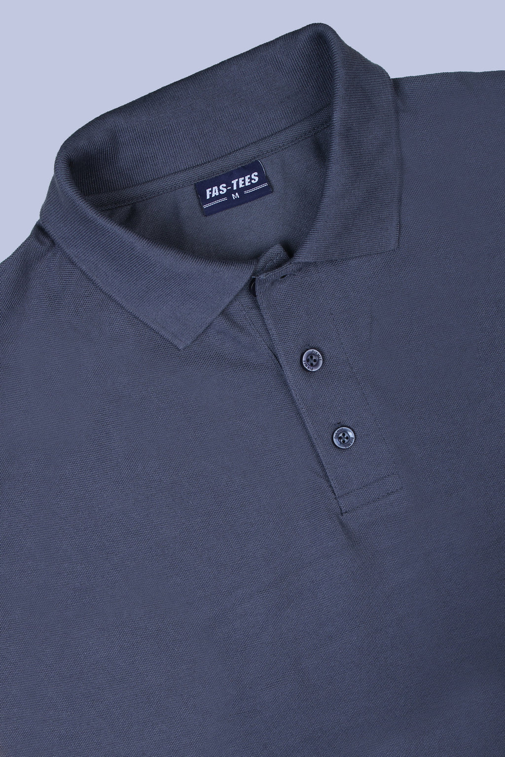 PIKMEE Fastees Polo T-Shirt in Solid Grey - image 6
