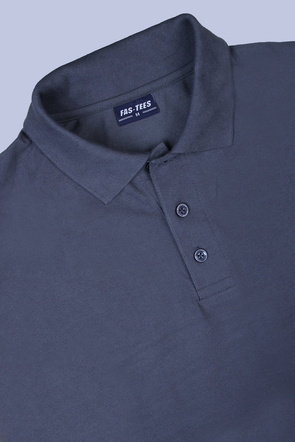 PIKMEE Fastees Polo T-Shirt in Solid Grey - image 6