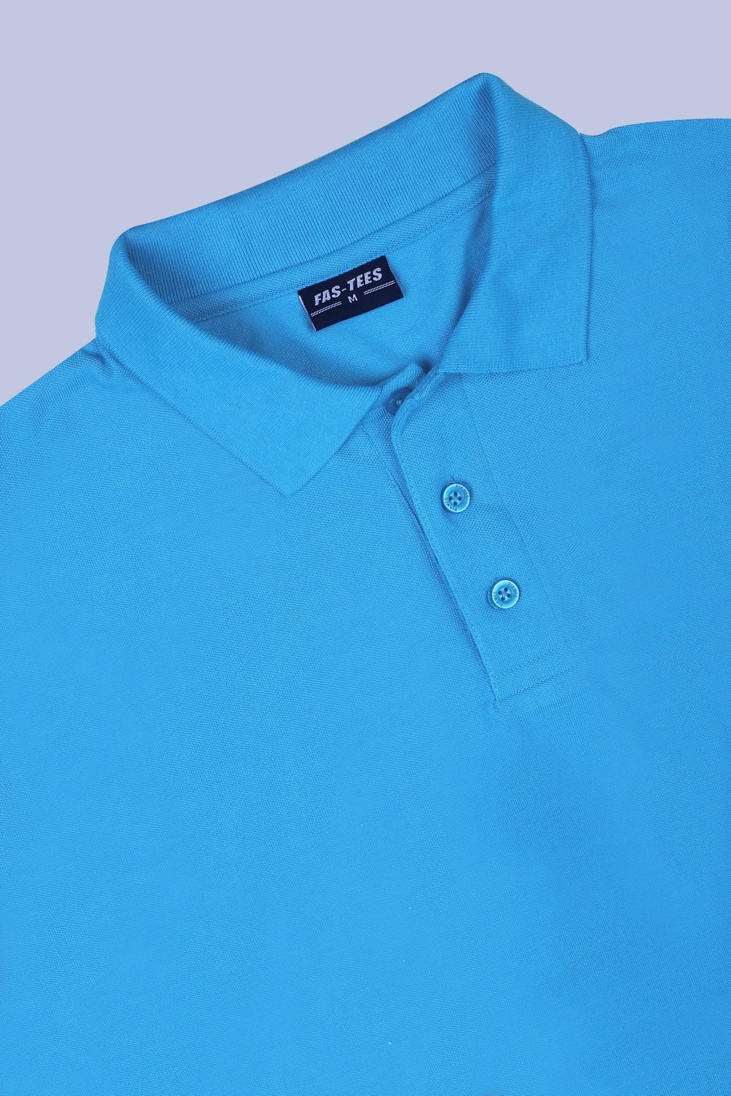 PIKMEE Fastees Polo T-Shirt in Aqua Blue - image 6