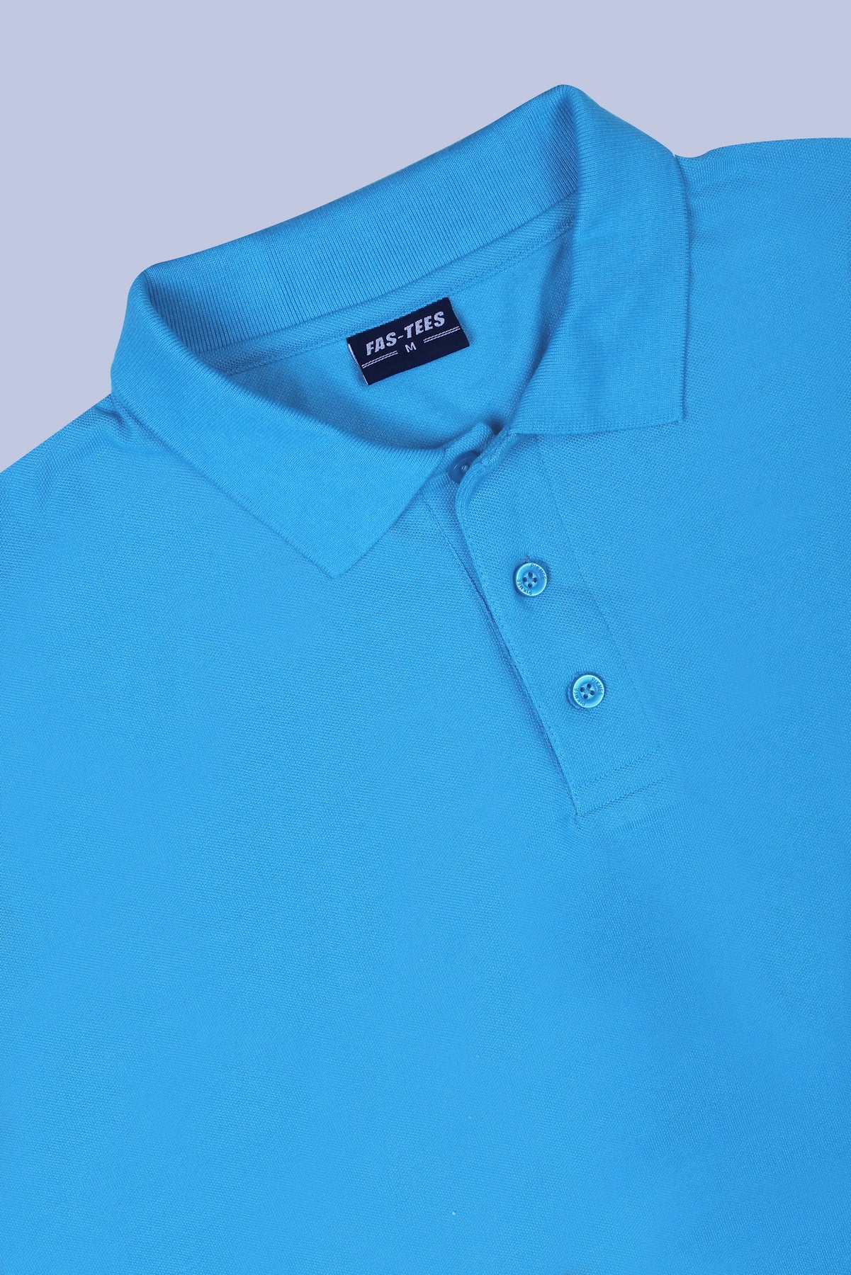 PIKMEE Fastees Polo T-Shirt in Aqua Blue - image 6