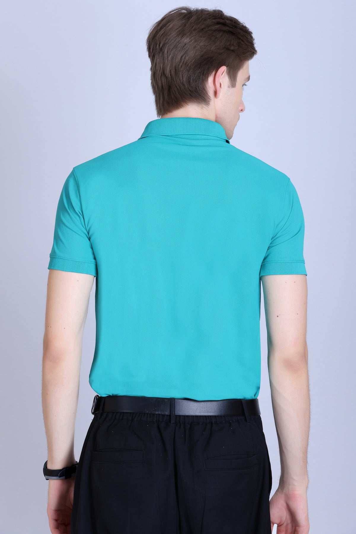 WINBARG Spanish Polo T-Shirt in Siemens Green - image 5