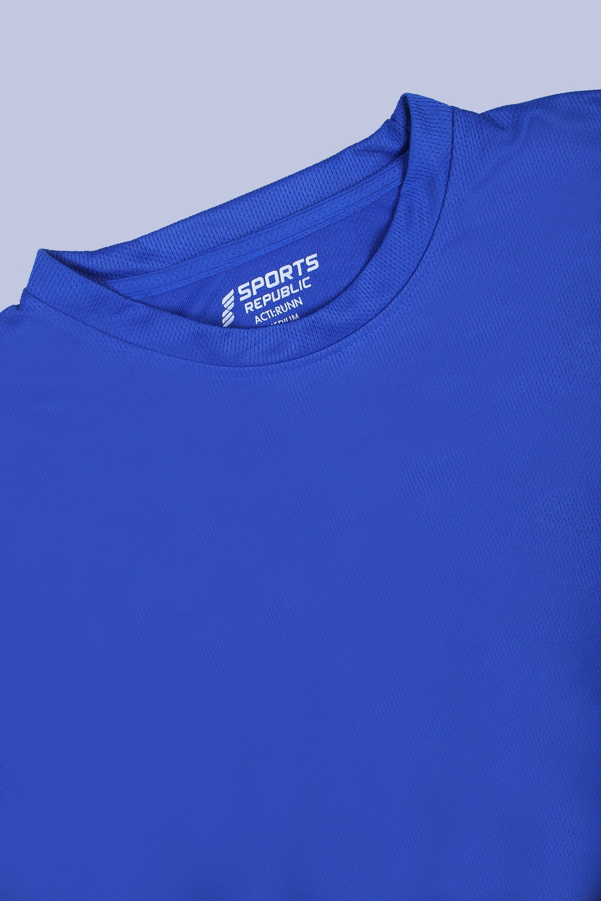 Sports Republic Acti-Runn Dryfit Crew Neck T-Shirt in Royal Blue - 5