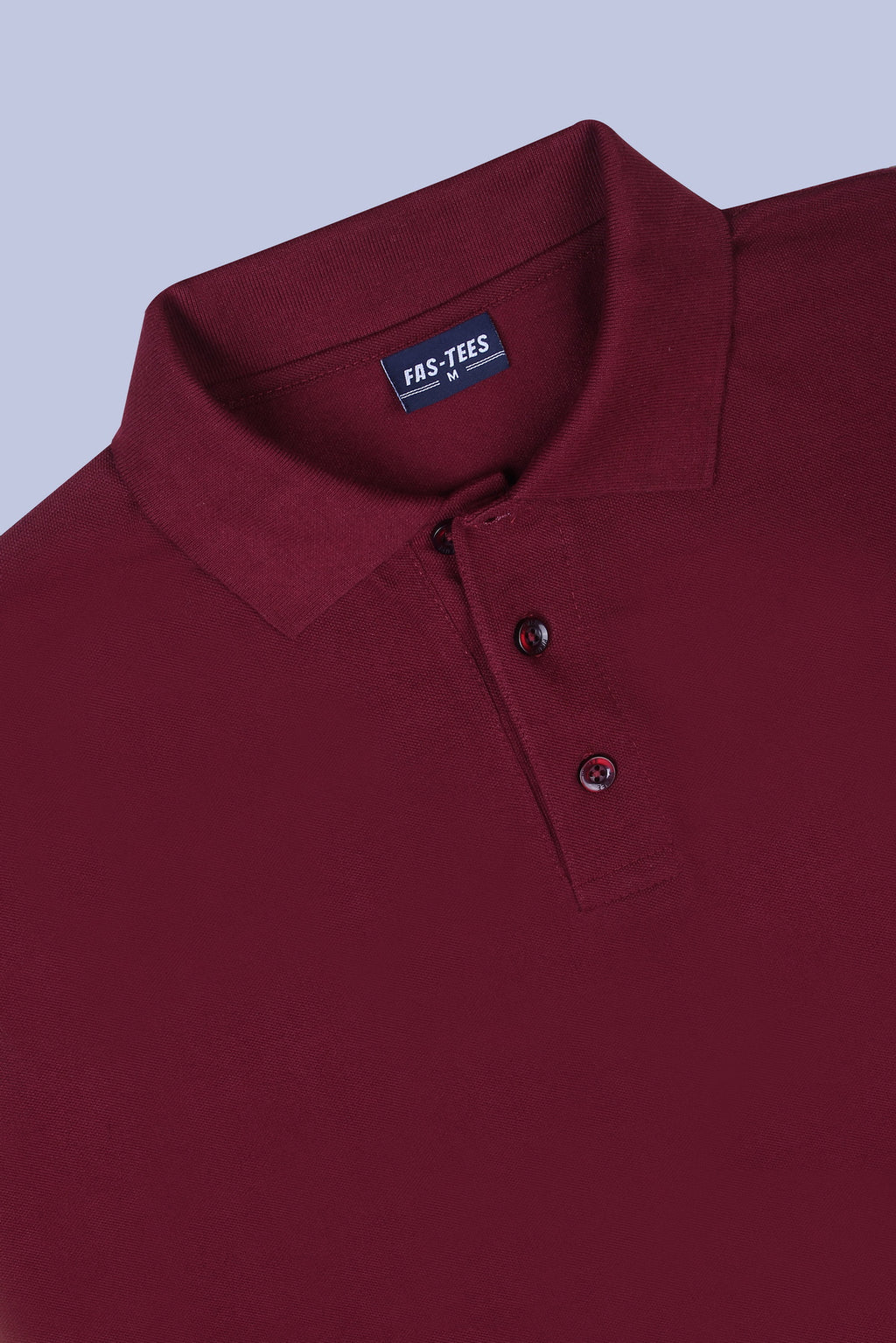 PIKMEE Fastees Polo T-Shirt in Maroon - image 6