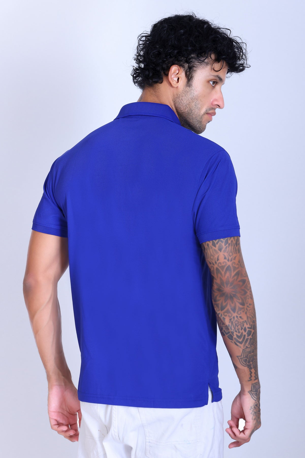 WINBARG Spanish Polo T-Shirt in Royal Blue - image 5