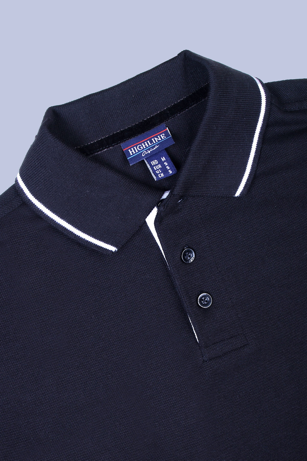 PIKMEE Highline Polo T-Shirt in Charcoal Grey with White - image 6